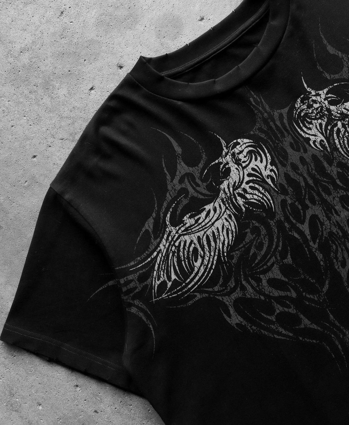 Affliction × Japanese Brand onlycurse “avian” tee black, size large, rare Size US L / EU 52-54 / 3 - 2 Thumbnail
