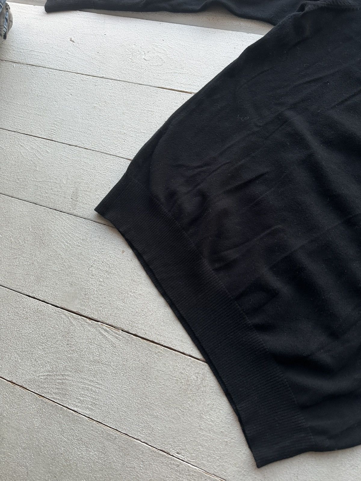 Diesel 🚨Vintage AVANT-GARDE Diesel SWEATER D metal logo Y2K gothic Size US XL / EU 56 / 4 - 13 Thumbnail