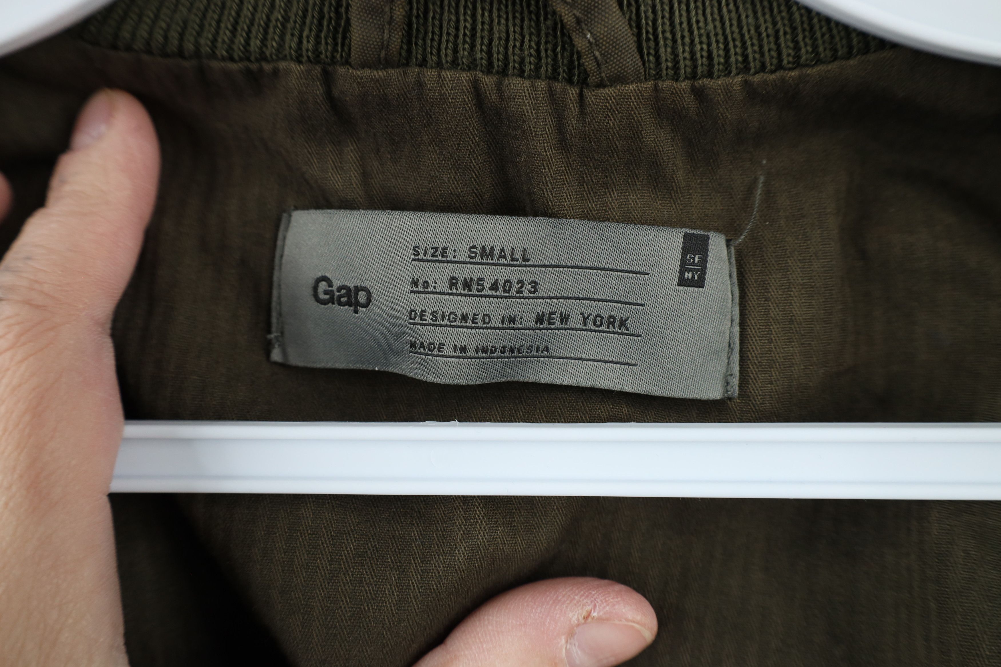 Gap × Vintage Vintage Y2K Gap Military Style Full Zip Field Jacket Green Size US S / EU 44-46 / 1 - 12 Thumbnail