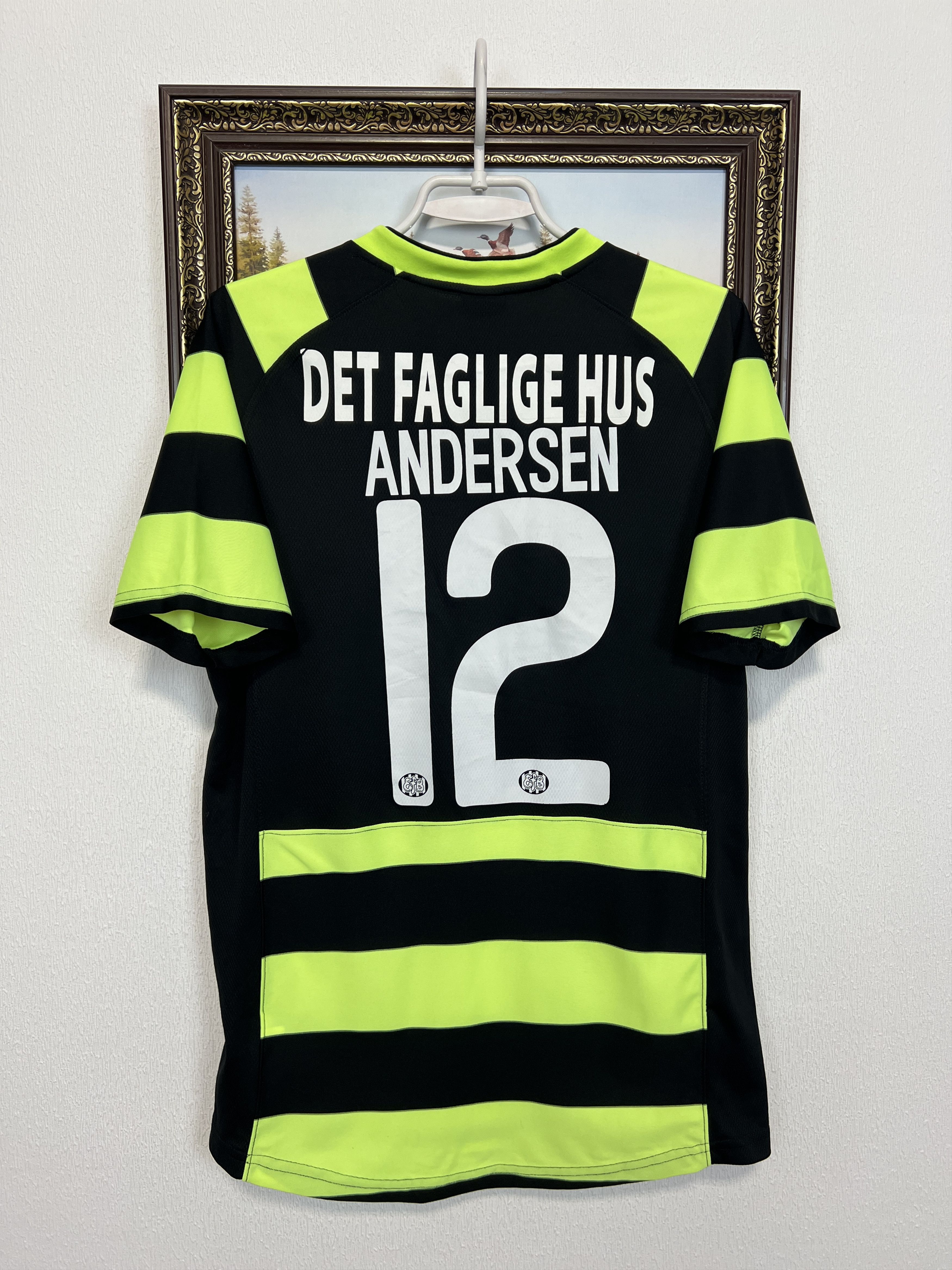 Nike Esbjerg Third Football Shirt Soccer #12 Andersen Jersey Size US S / EU 44-46 / 1 - 7 Thumbnail