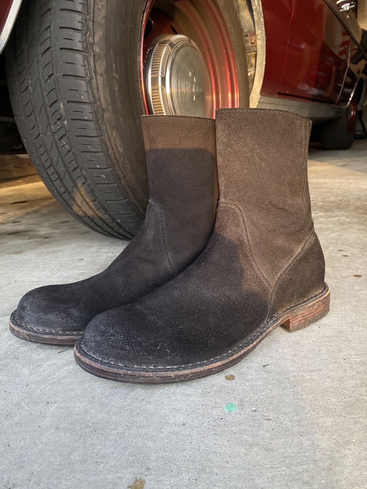 Guidi Guidi 696 Side Zip Black Leather Boots | Grailed