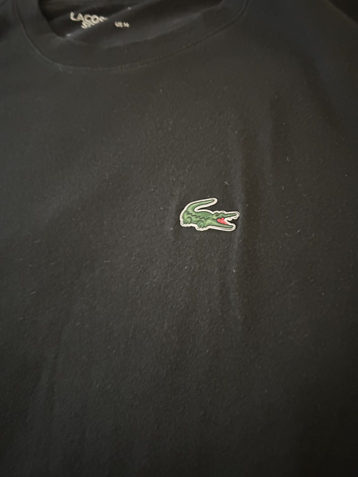 Lacoste Lacoste Langarmshirt – Schwarz – Größe M Size US M / EU 48-50 / 2 - 4 Thumbnail
