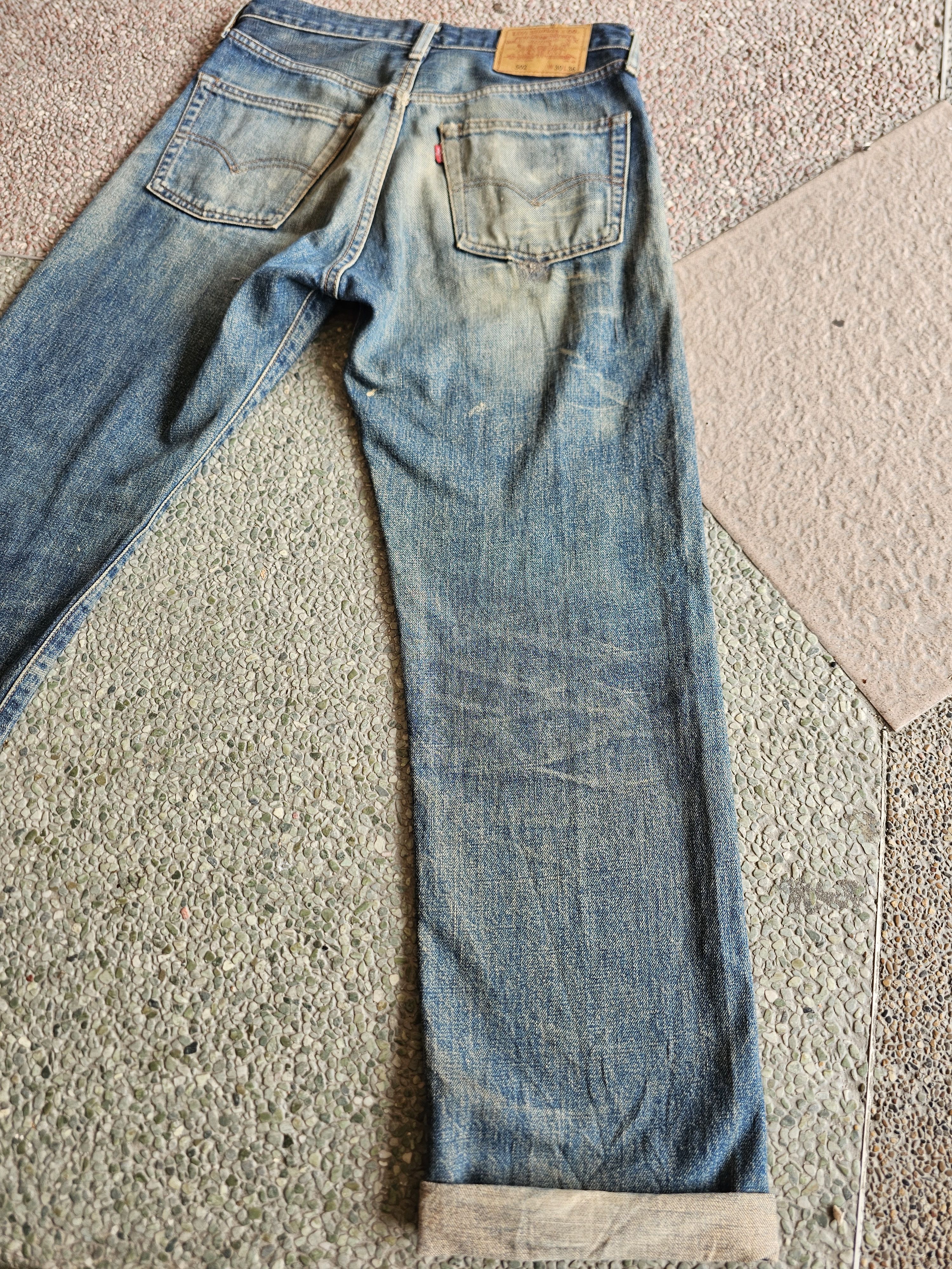 Levi's Vintage Clothing Levi’s 502 Selvedge Jeans - Heavy Fade - Worn Vintage W30 Size US 30 / EU 46 - 12 Thumbnail