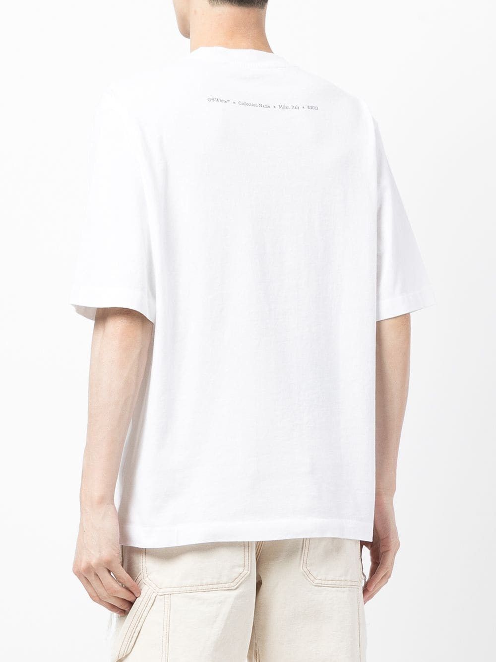 Off-White White Caravaggio Negative Oversized Skate T-Shirt Size US M / EU 48-50 / 2 - 4 Thumbnail