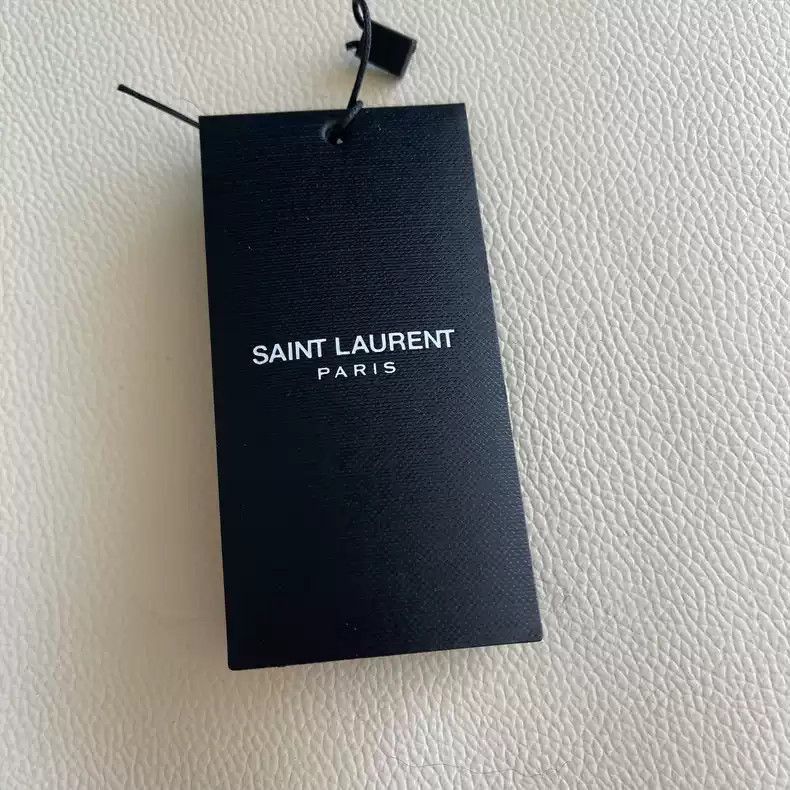 Saint Laurent Paris Saint Laurent Paris Round neck black and white patchwork sw Size US L / EU 52-54 / 3 - 5 Thumbnail