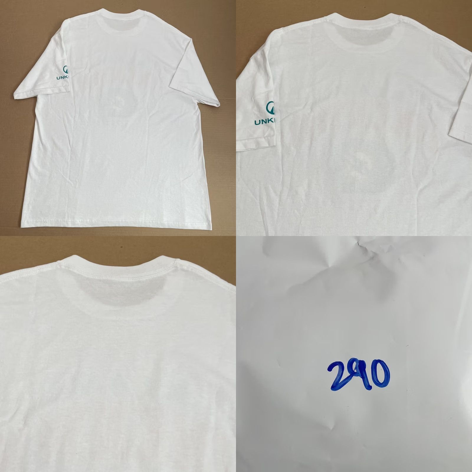 Altea UNKNWN Shirt Adult XL White Teal LeBron Miami Basketball Mens Spellout Short Sleeve Size US XL / EU 56 / 4 - 8 Thumbnail