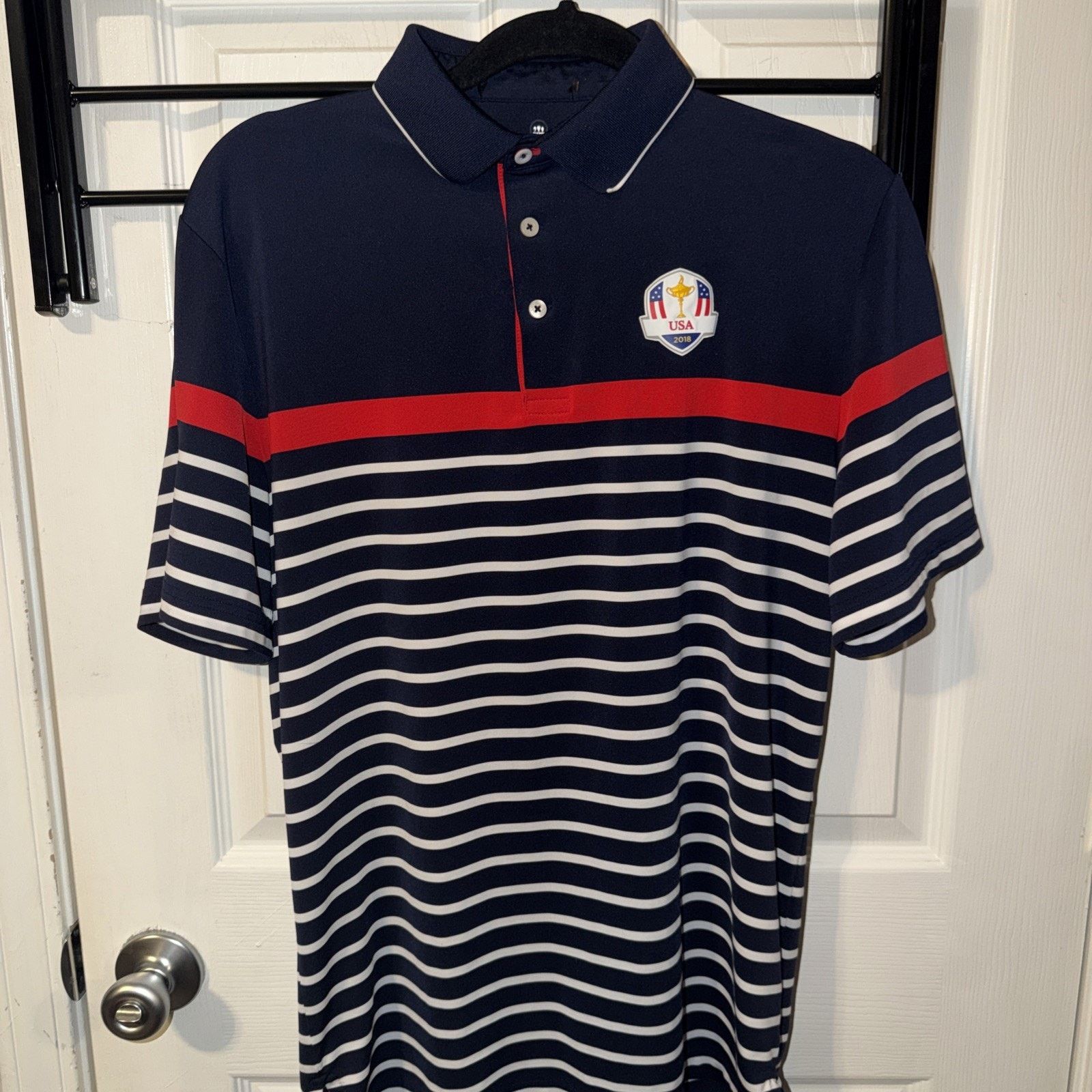Ralph Lauren 2018 Ryder Cup USA Mens Polo Size Small Dri Fit Size US S / EU 44-46 / 1 - 1 Thumbnail