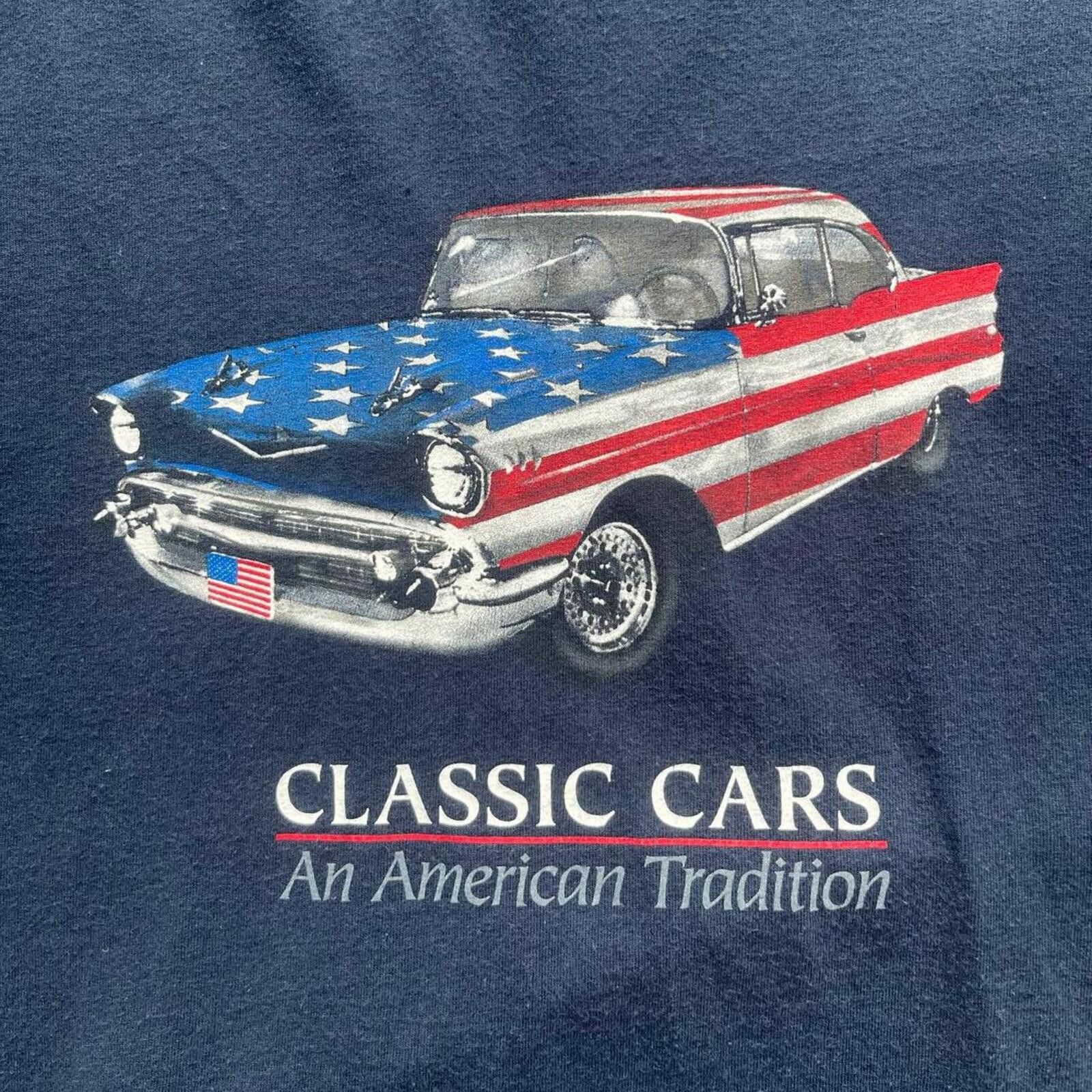 AAA Classic Cars 1957 Chevrolet Bel Air Graphic T-Shirt Size XL Size US XL / EU 56 / 4 - 2 Thumbnail