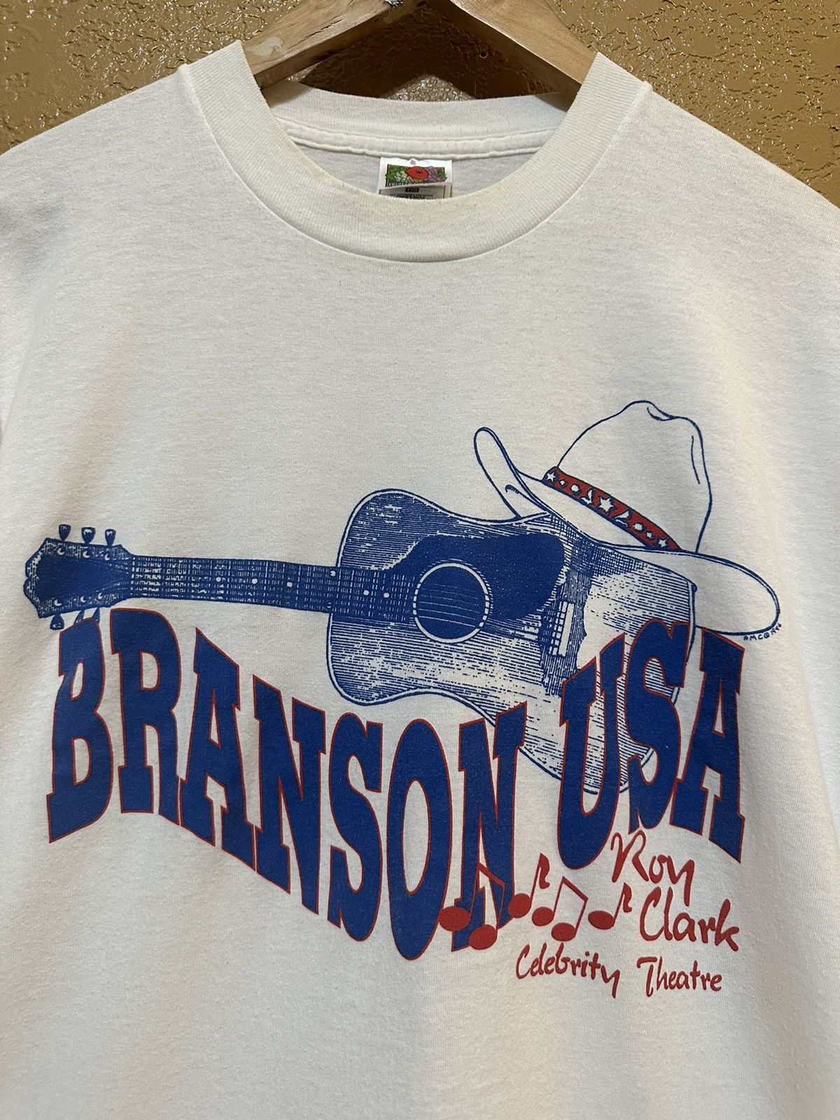 Cowboy Equipment × Vintage 1996 Roy Clark Branson Guitar Country Music Cowboy T Shirt Size US XXL / EU 58 / 5 - 2 Thumbnail