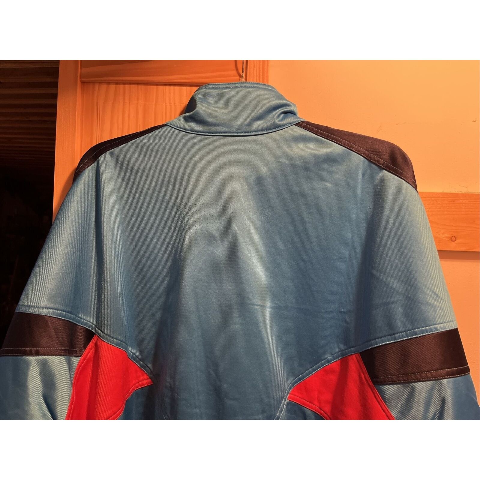 The Unbranded Brand Etirel Vintage Men’s L Blue Long Sleeve Zip Up Tracksuit Top Size US L / EU 52-54 / 3 - 11 Thumbnail