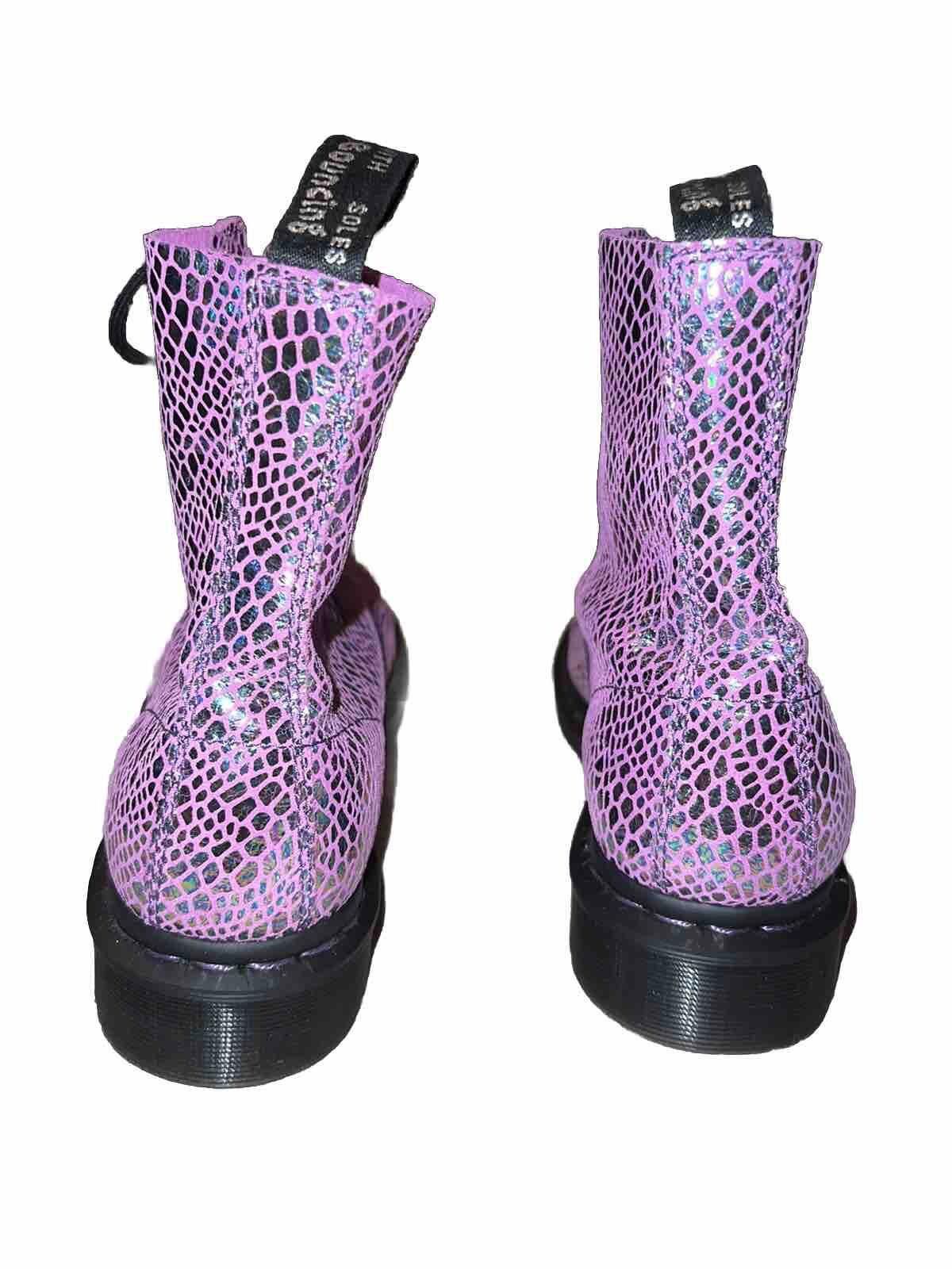 Dr. Martens Dr. Martens 1460 Pascal Animal Iridescent Pink/Purple US 8 Size US 8 / IT 38 - 8 Thumbnail