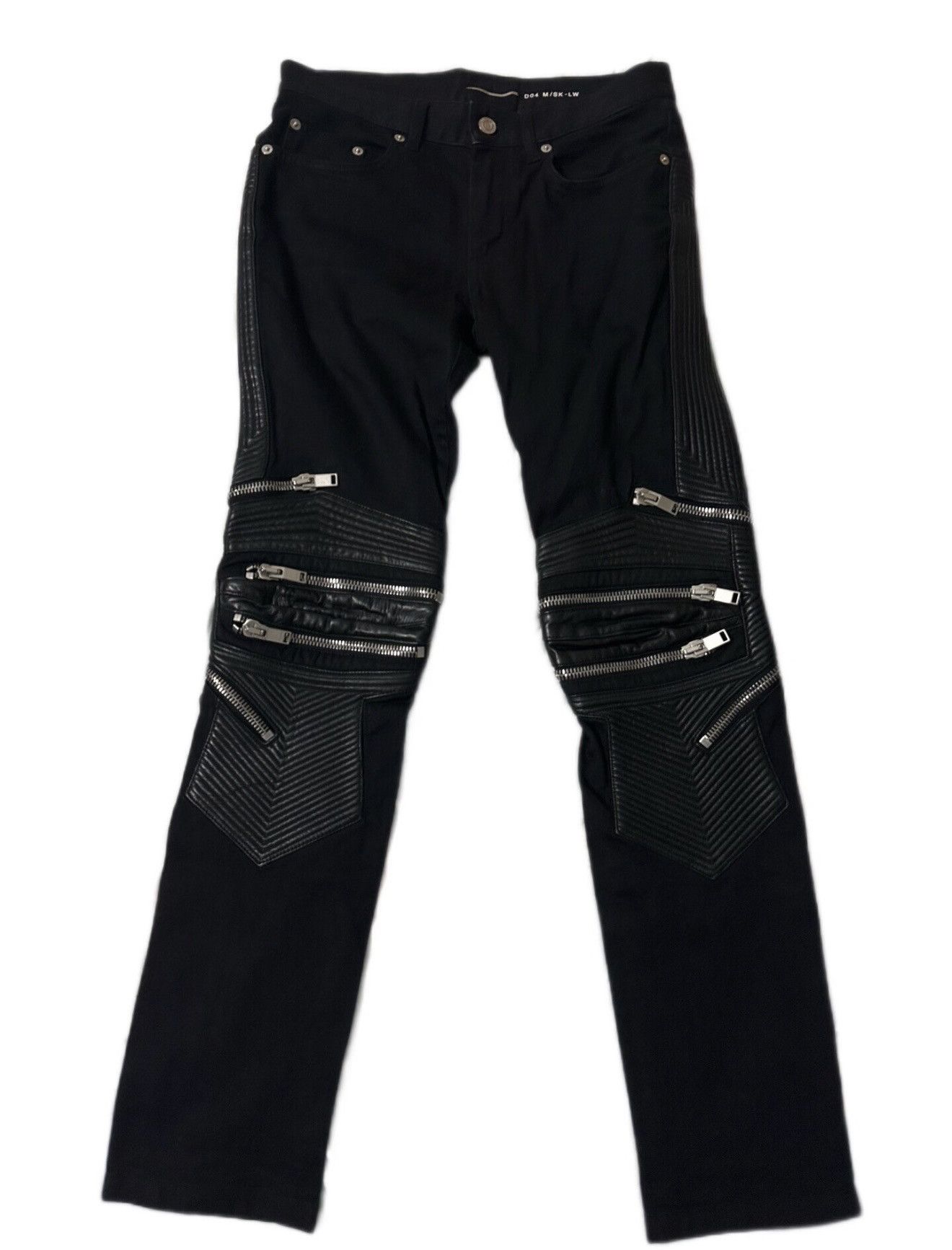 Saint Laurent Paris Saint Laurent biker pants 14fw - wxx Size US 30 / EU 46 - 1 Thumbnail
