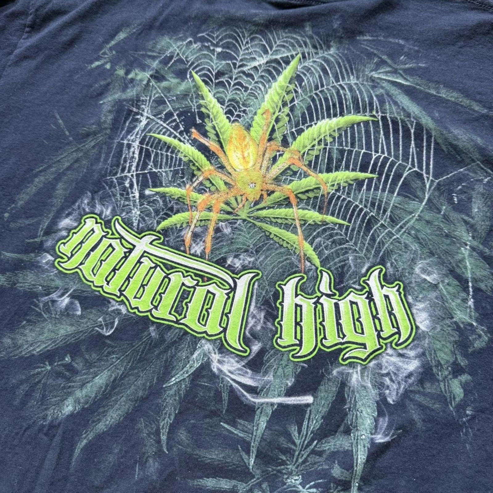 Other Weed & Spider “Natural High” Y2K Graphic T-shirt Size US XL / EU 56 / 4 - 4 Thumbnail