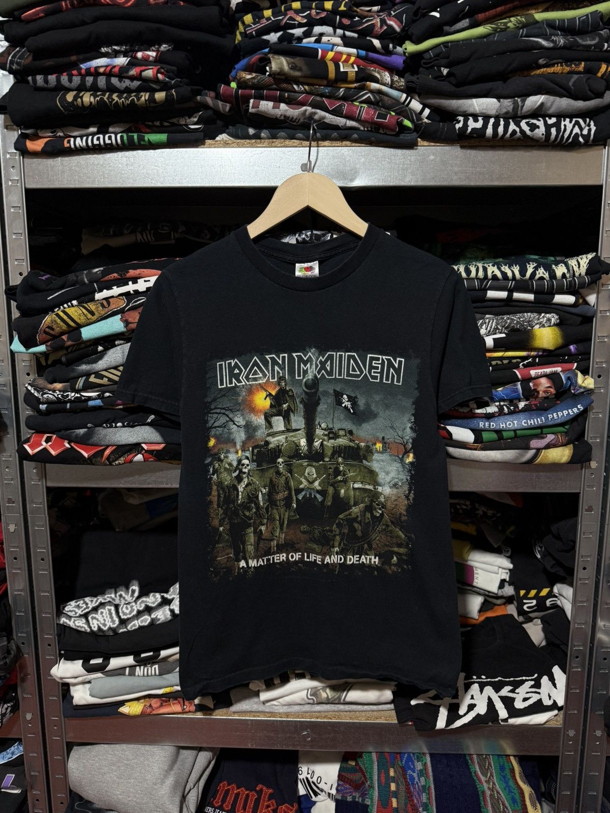 Band Tees IRON MAIDEN BAND A MATTER OF LIFE AND DEATH 2007 T-SHIRT Size US S / EU 44-46 / 1 - 1 Thumbnail