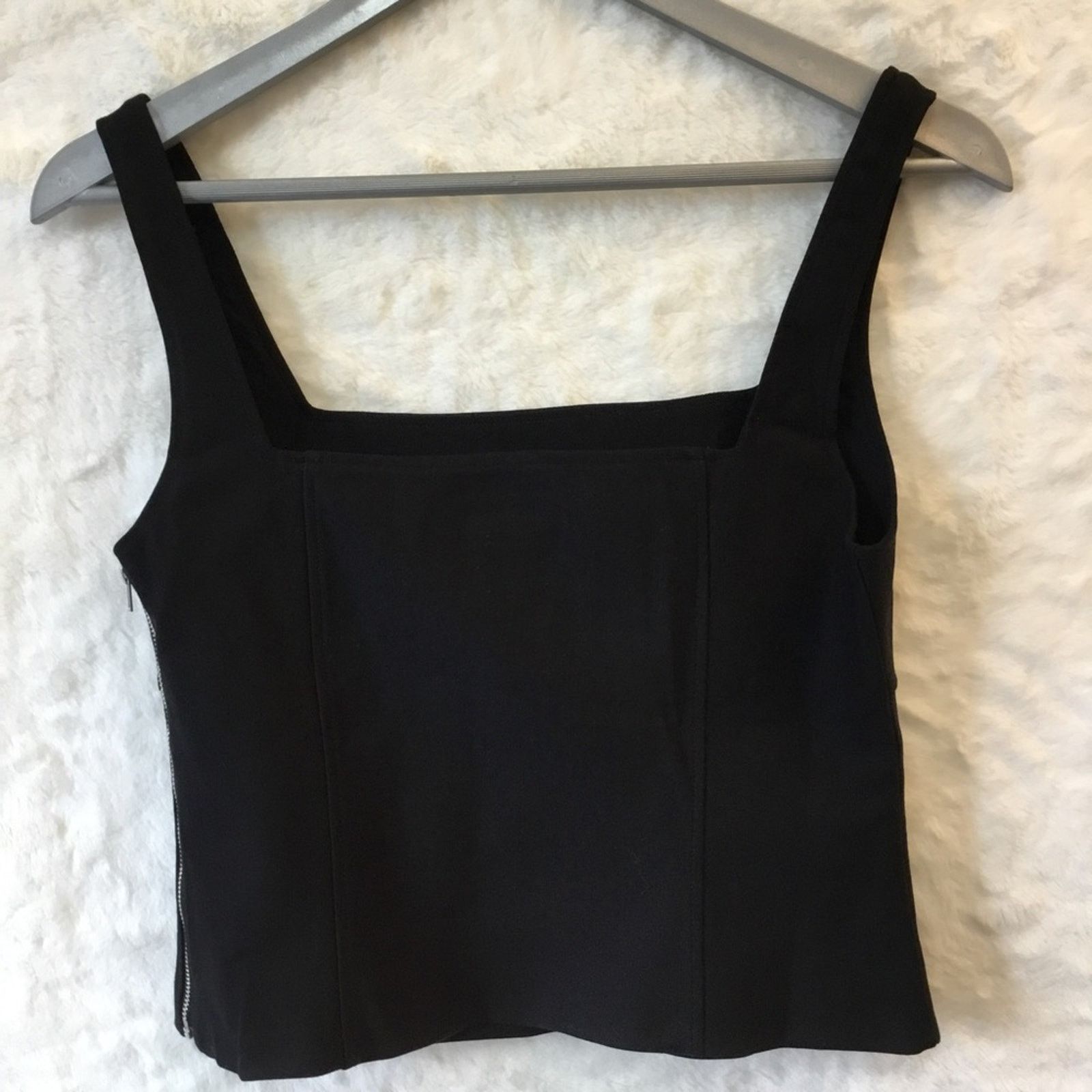 Other Love Bonito Black Tanalyn Square Neck Bustier Top Size M / US 6-8 / IT 42-44 - 6 Thumbnail