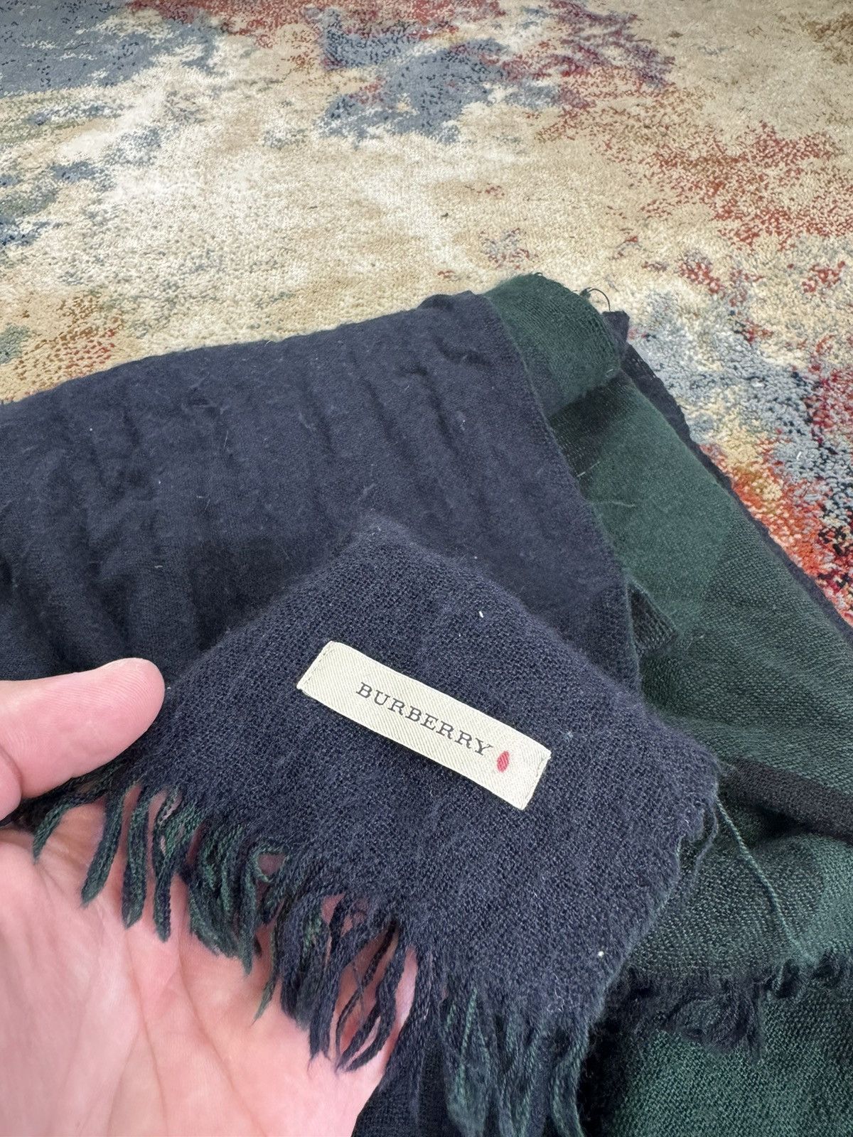 Burberry Vintage Burberry Logo Scarf Size ONE SIZE - 3 Thumbnail