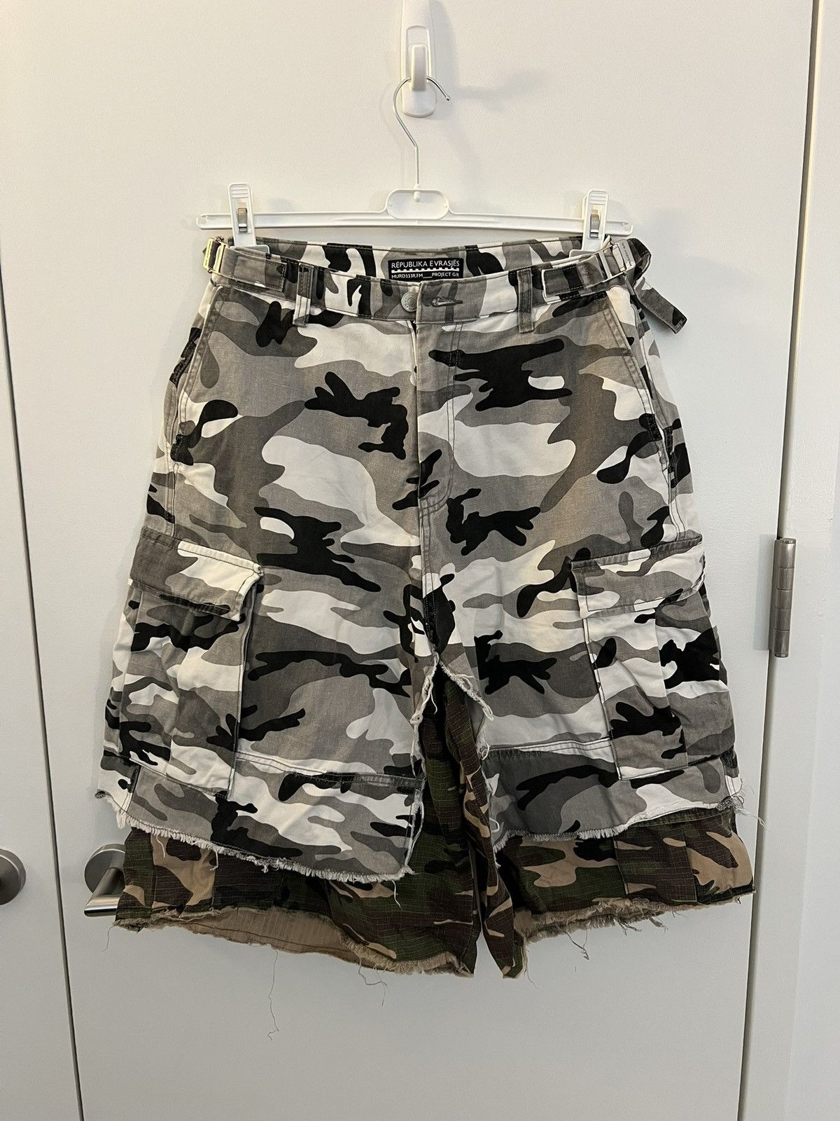 project gr skirt layered shorts サイズ2 project G/R LAYERED SKIRT SHORTS / BLU 2 - メルカリ