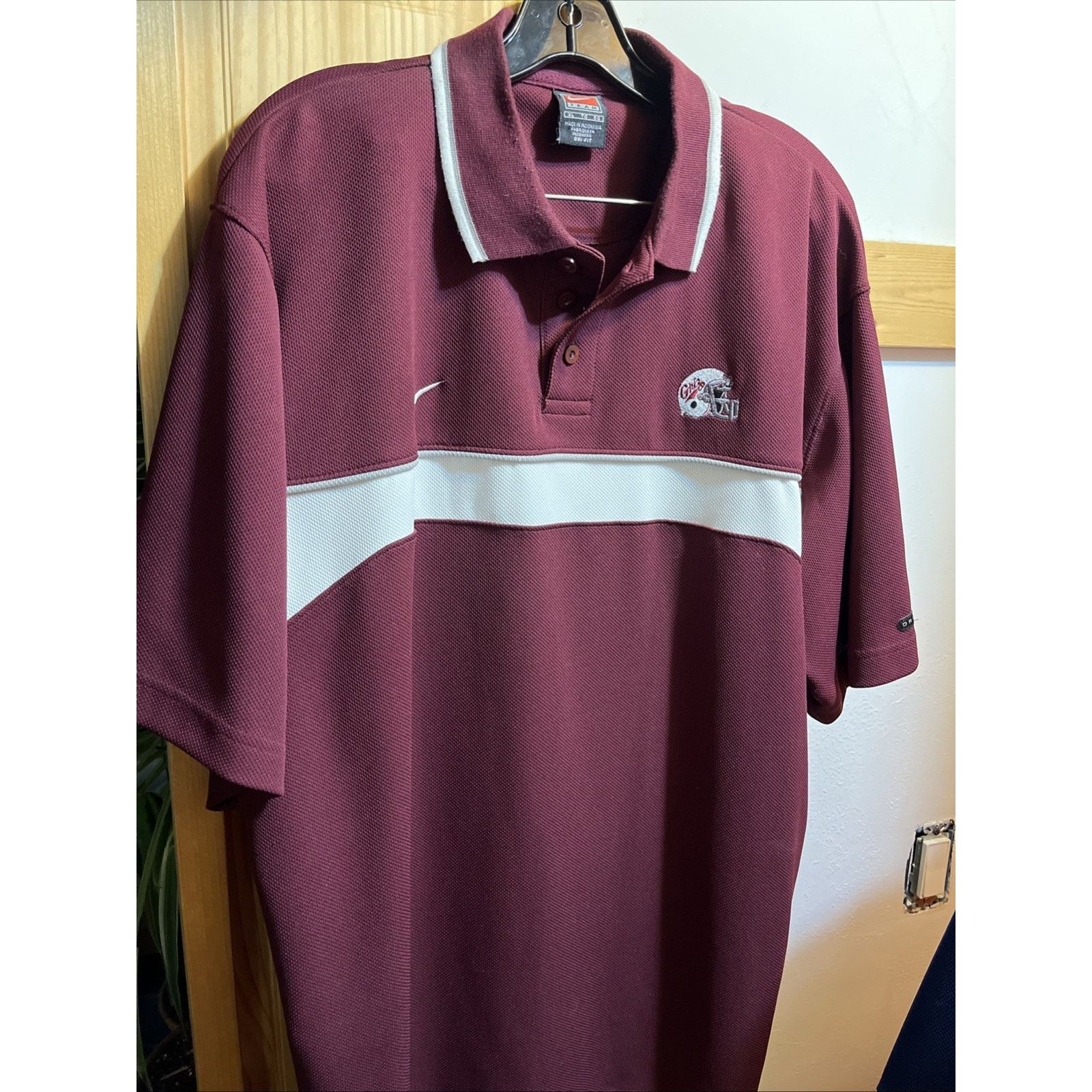 Nike Nike Team Montana Grizzlies NCAA Polo Shirt Men’s XL Maroon Size US XL / EU 56 / 4 - 2 Thumbnail