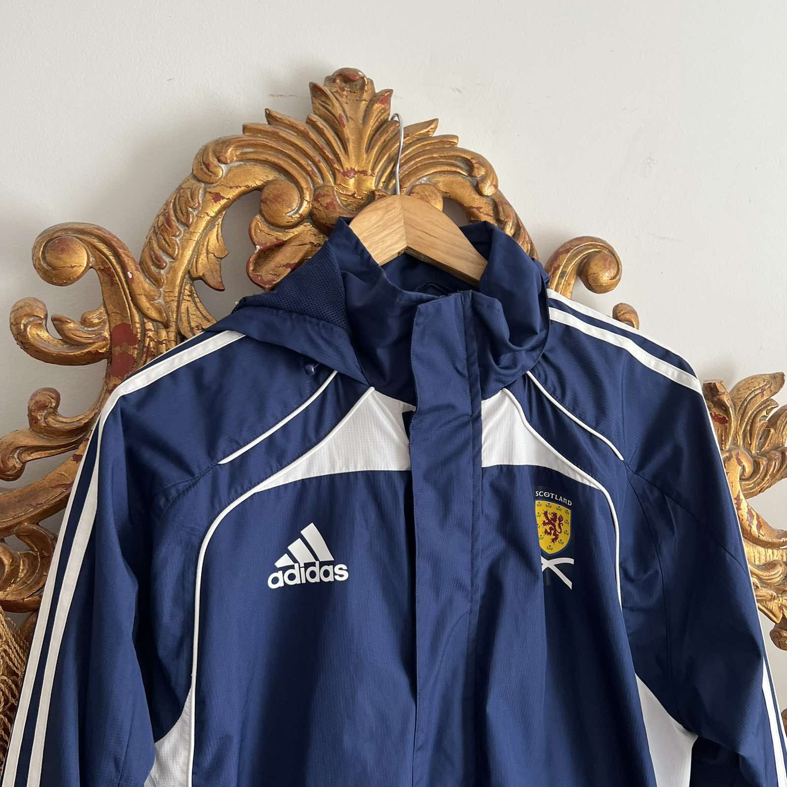 Adidas × Vintage VTG scotland Adidas football jacket 2010 Rare Sz S Size US M / EU 48-50 / 2 - 5 Thumbnail