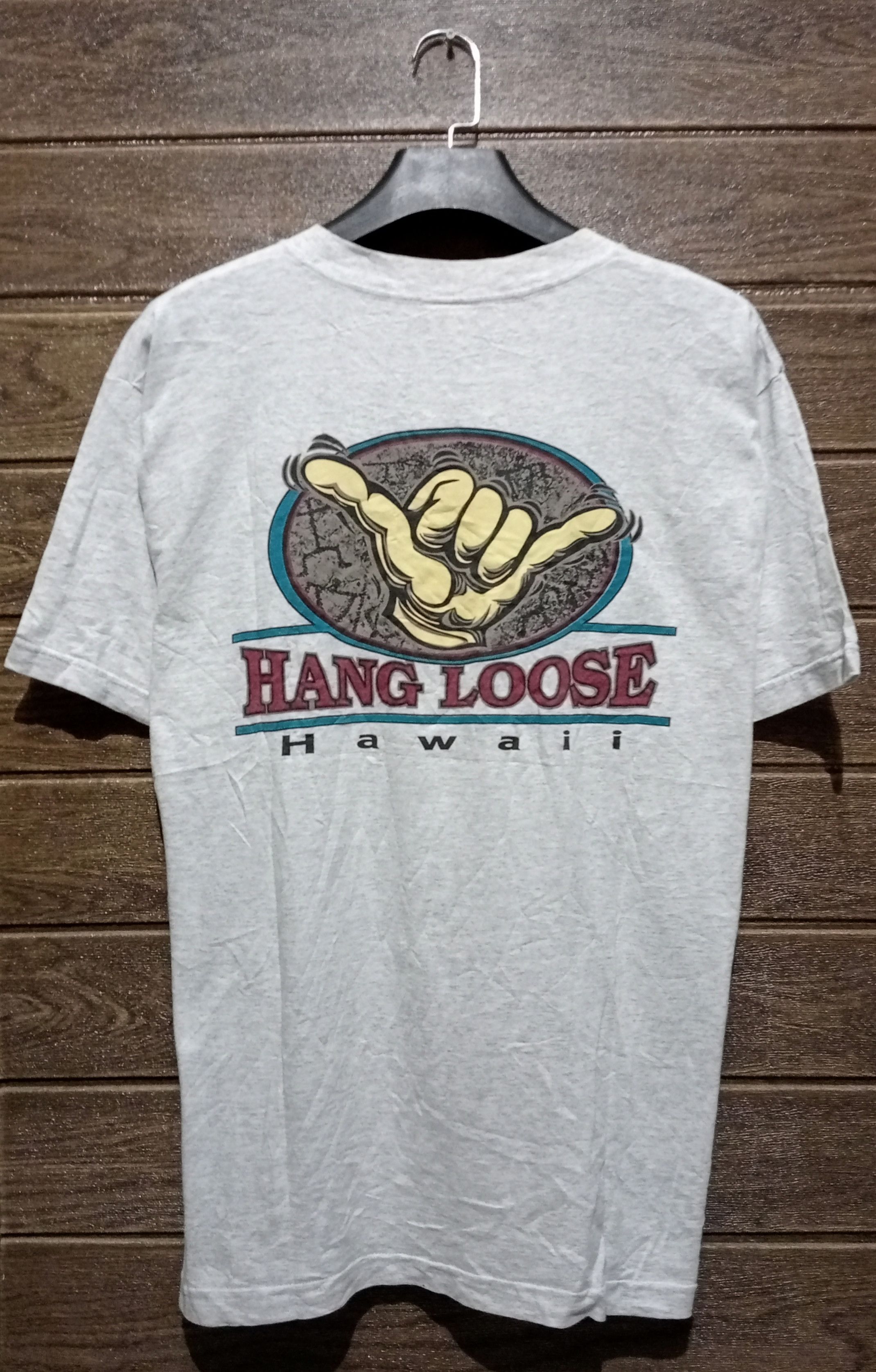 Vintage Vintage '90s Hang Loose Hawaii Murina Tee Made in USA Size US L / EU 52-54 / 3 - 1 Thumbnail