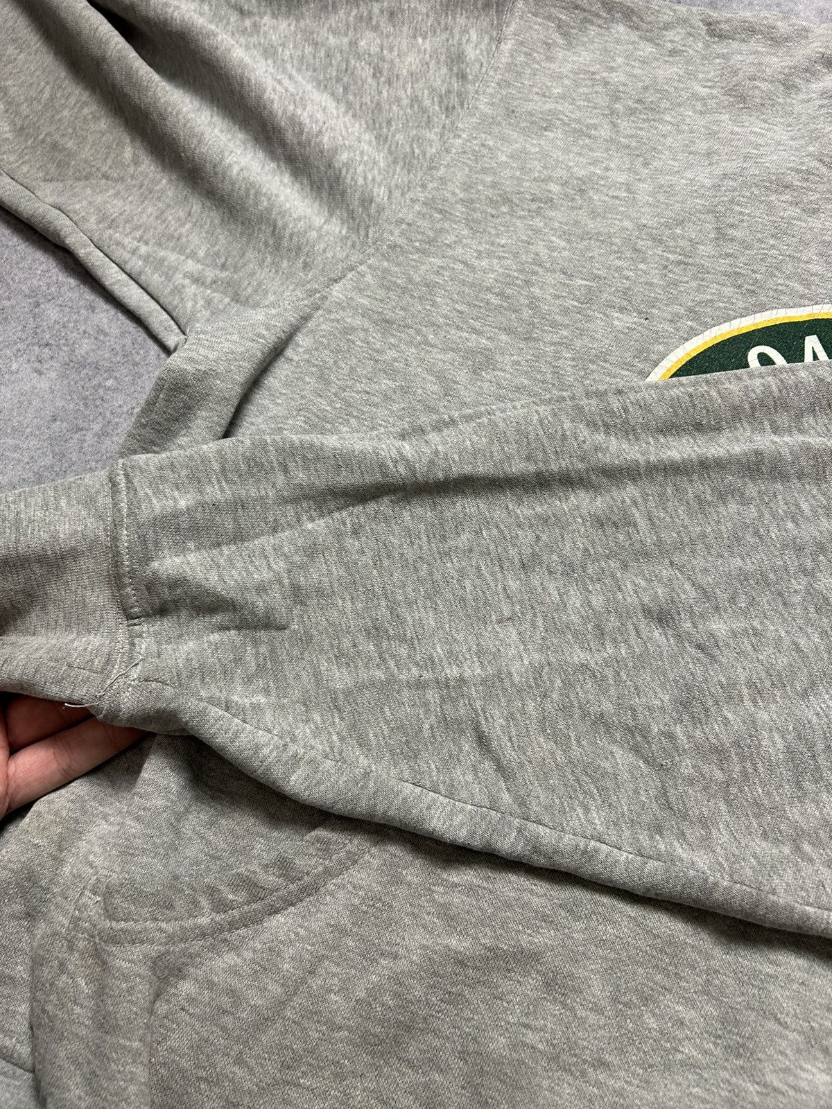 MLB × Nike × Vintage Vintage 90s Nike Center Swoosh Oakland Athletics Hoodies Size US M / EU 48-50 / 2 - 13 Thumbnail