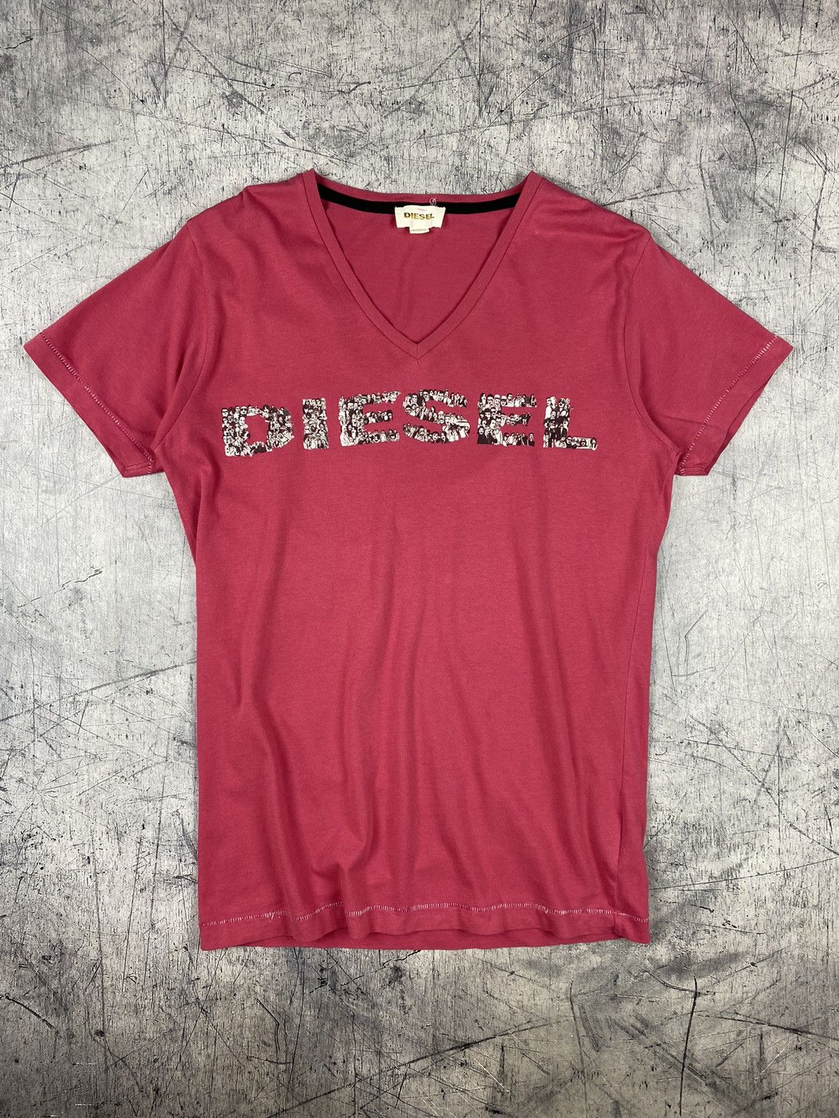 Diesel × Vintage Vintage Diesel Y2K Big Logo Tee T Shirt Size US M / EU 48-50 / 2 - 2 Thumbnail