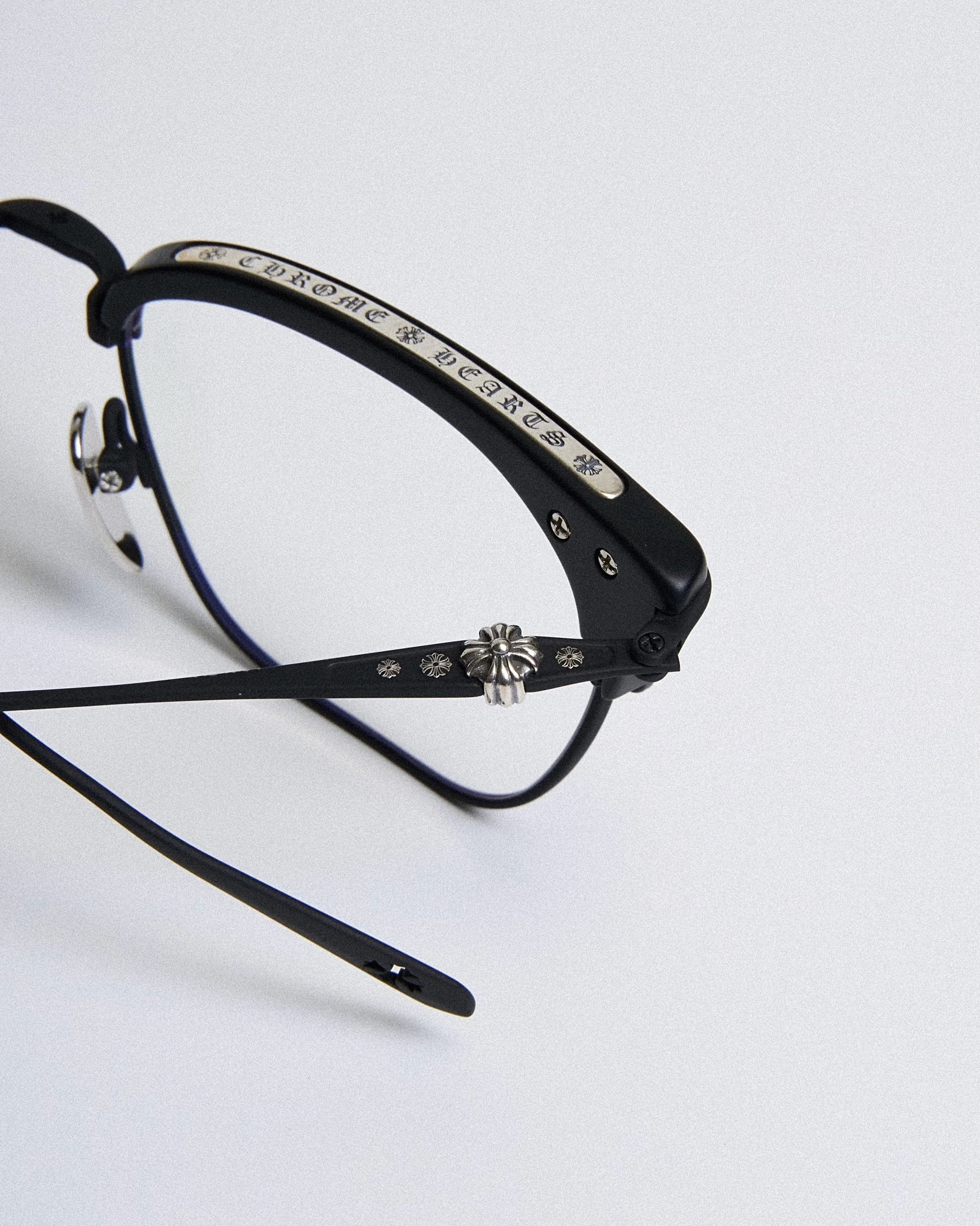 Chrome Hearts CHROME HEARTS SLUNTRADICTION (54) MBK GLASSES Size ONE SIZE - 4 Thumbnail