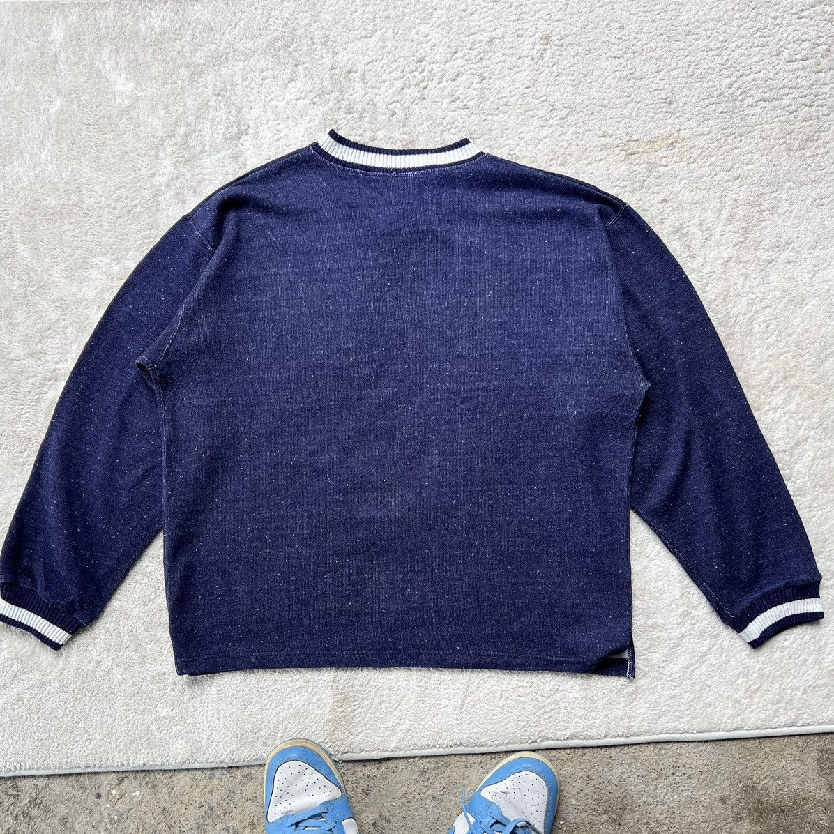 Champion × Vintage Vintage Champion Sweatshirt V-sheap coller Size US L / EU 52-54 / 3 - 14 Thumbnail