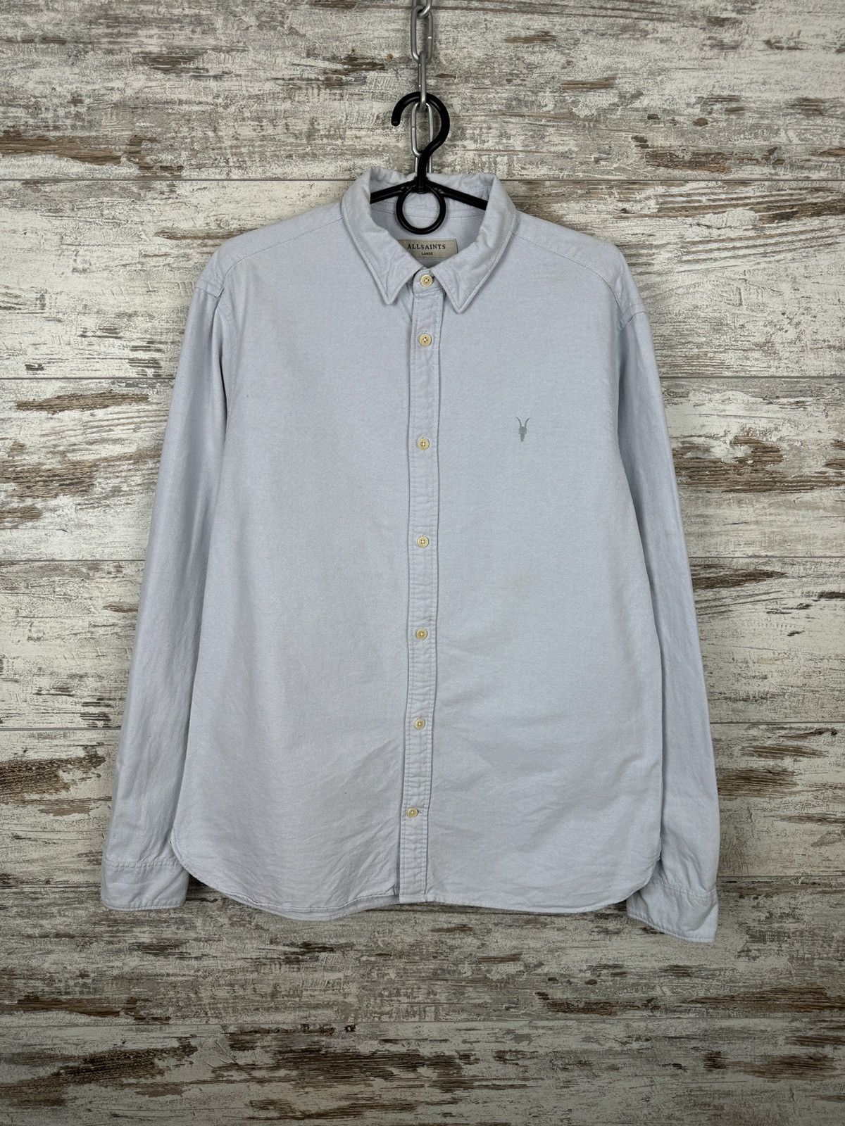 Allsaints Mens Vintage AllSaints COUNTY LS SHIRT button up Japanese Size US L / EU 52-54 / 3 - 2 Thumbnail