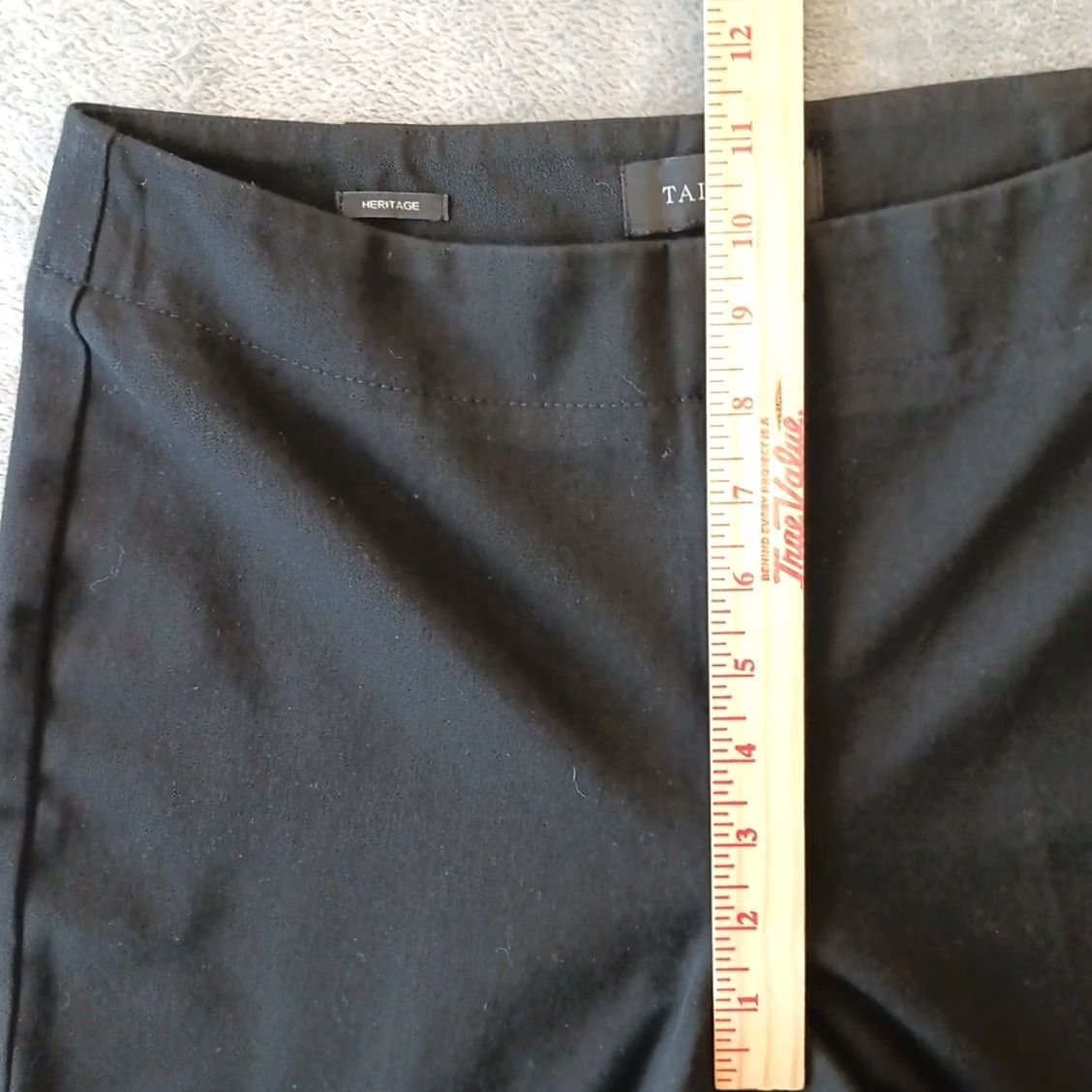 Talbots Talbots Heritage Dress Pants Womens Size 4 Black Side Zip 28x30 Mid Rise PantsMens Womens Girls Size 27" / US 4 / IT 40 - 4 Thumbnail