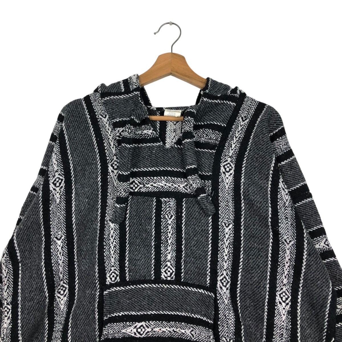 Vintage 🔥VINTAGE PULL OVER HOODIE NAVAJO DESIGN TEJIDOS EL ESFUERZO Size US M / EU 48-50 / 2 - 15 Thumbnail