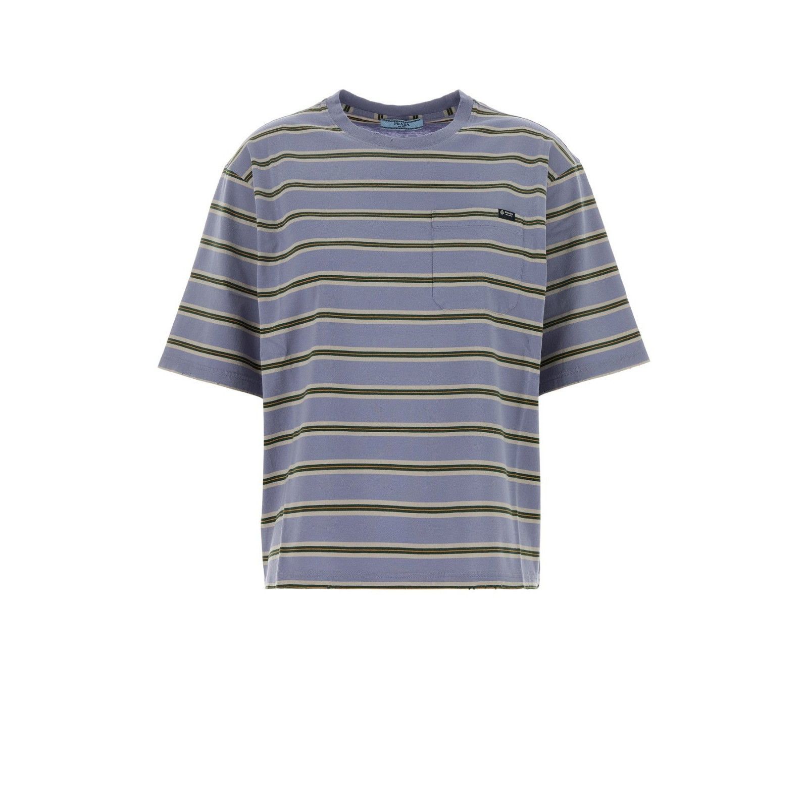 Prada PRADA Embroidered Cotton T-shirt New & Authentic (Women's si Size XS / US 0-2 / IT 36-38 - 1 Thumbnail