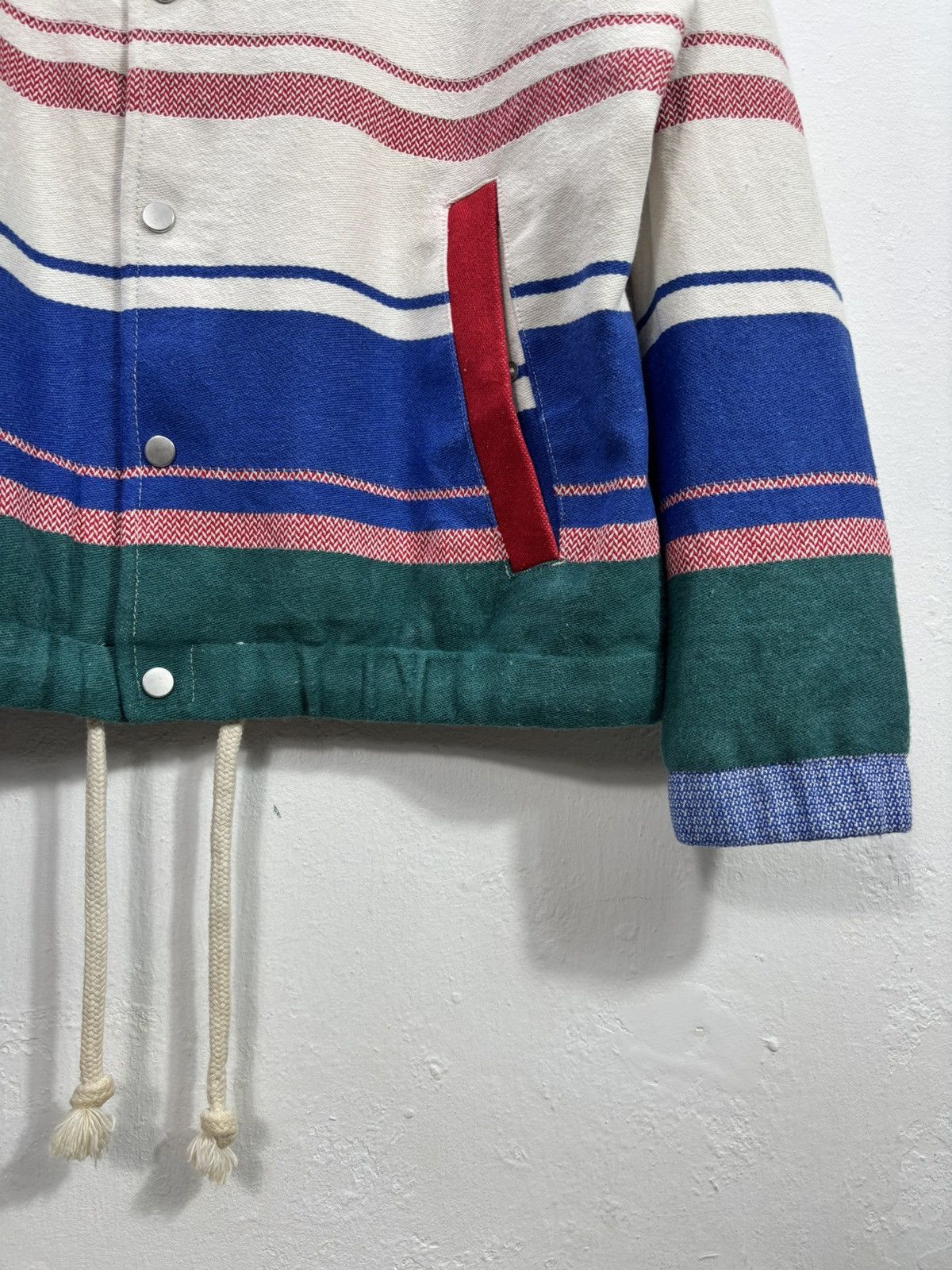 Zara ZARA Button-up Striped Multicolored Jacket M P22 L26 Size US M / EU 48-50 / 2 - 5 Thumbnail