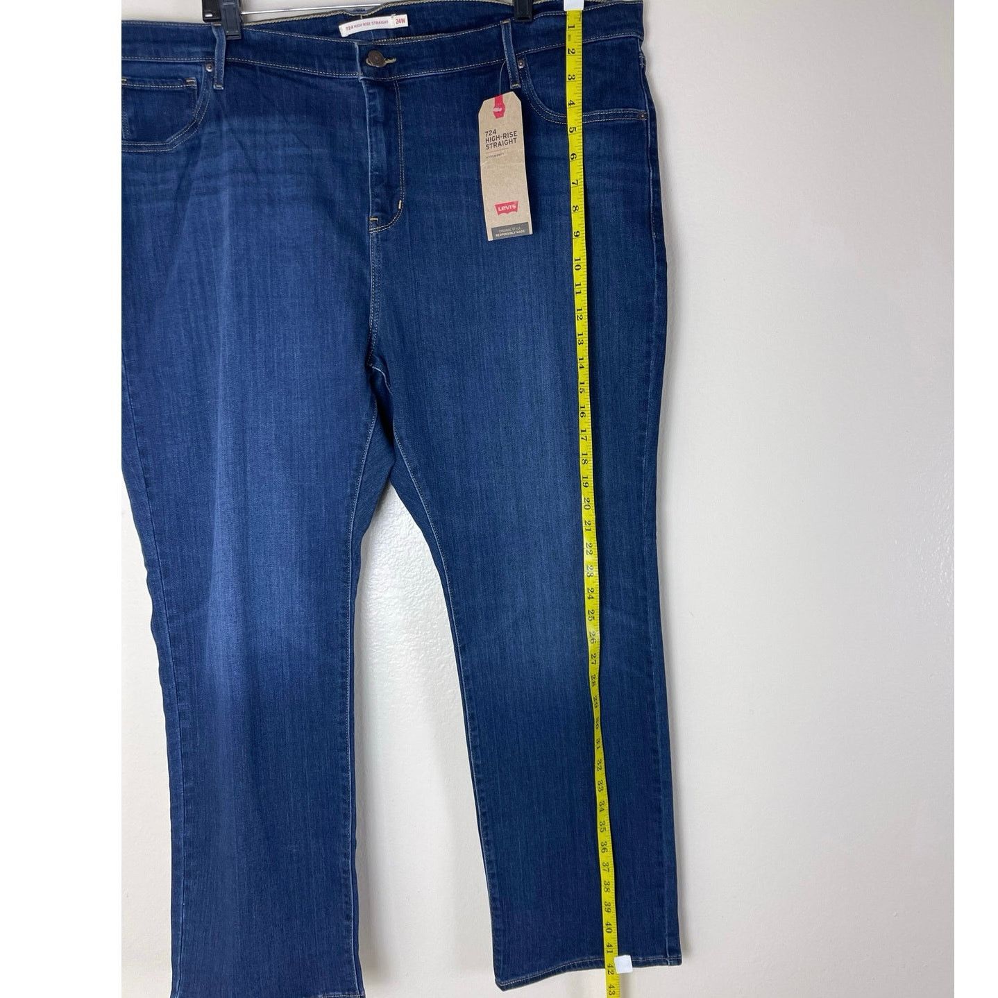 Levi's Levi's 724 High-Rise Straight Jeans - 24W NWT Size 24" / US 00 / IT 34 - 3 Thumbnail