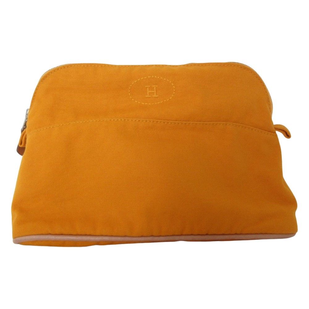 Hermes Hermes Hermes Bolide MM Cotton Canvas Pouch Textile Vanity Bag DUTY FREE for USA Size ONE SIZE - 1 Thumbnail