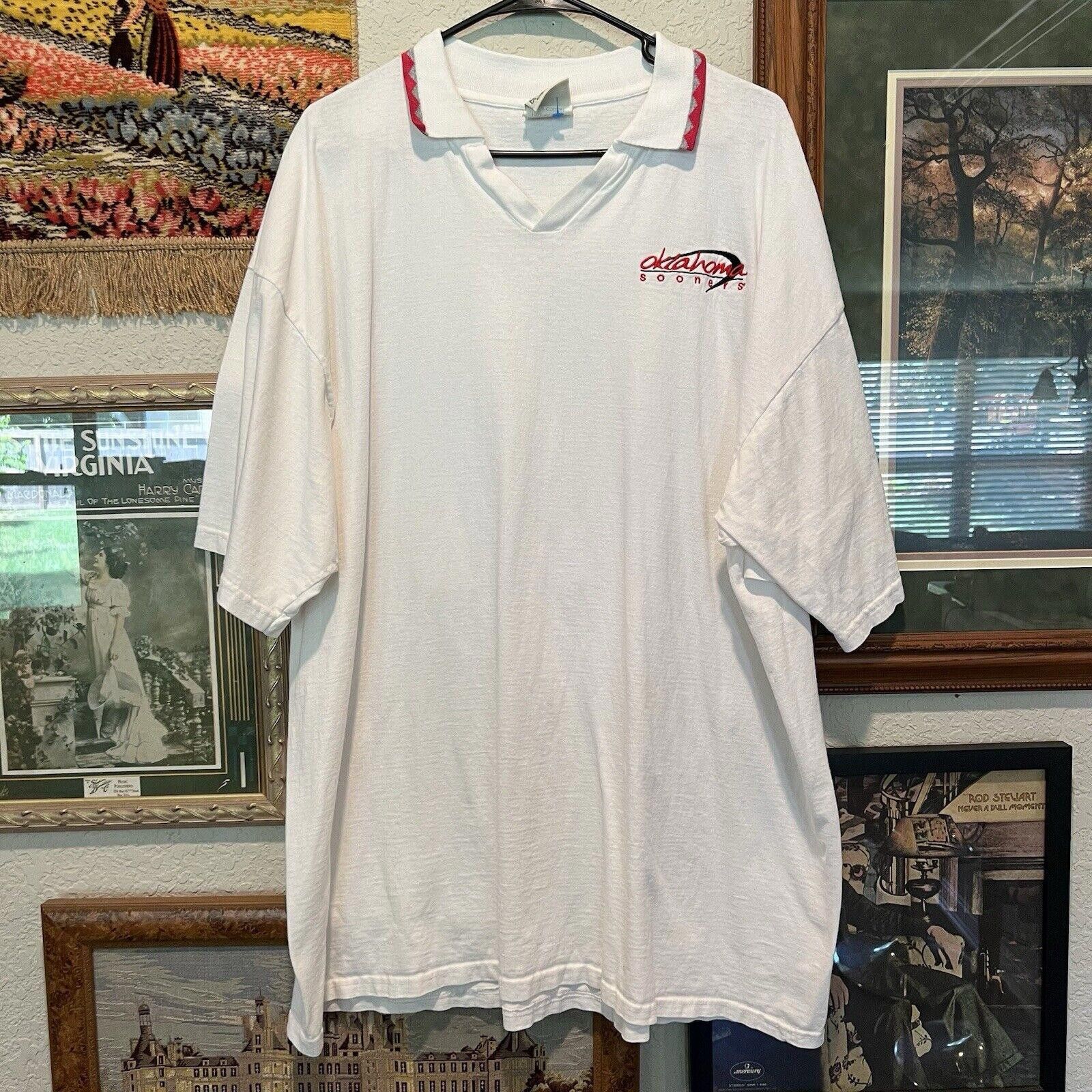 Designer Vintage 80’s University Of Oklahoma Sooners Polo Size 2XL Size US XXL / EU 58 / 5 - 1 Thumbnail