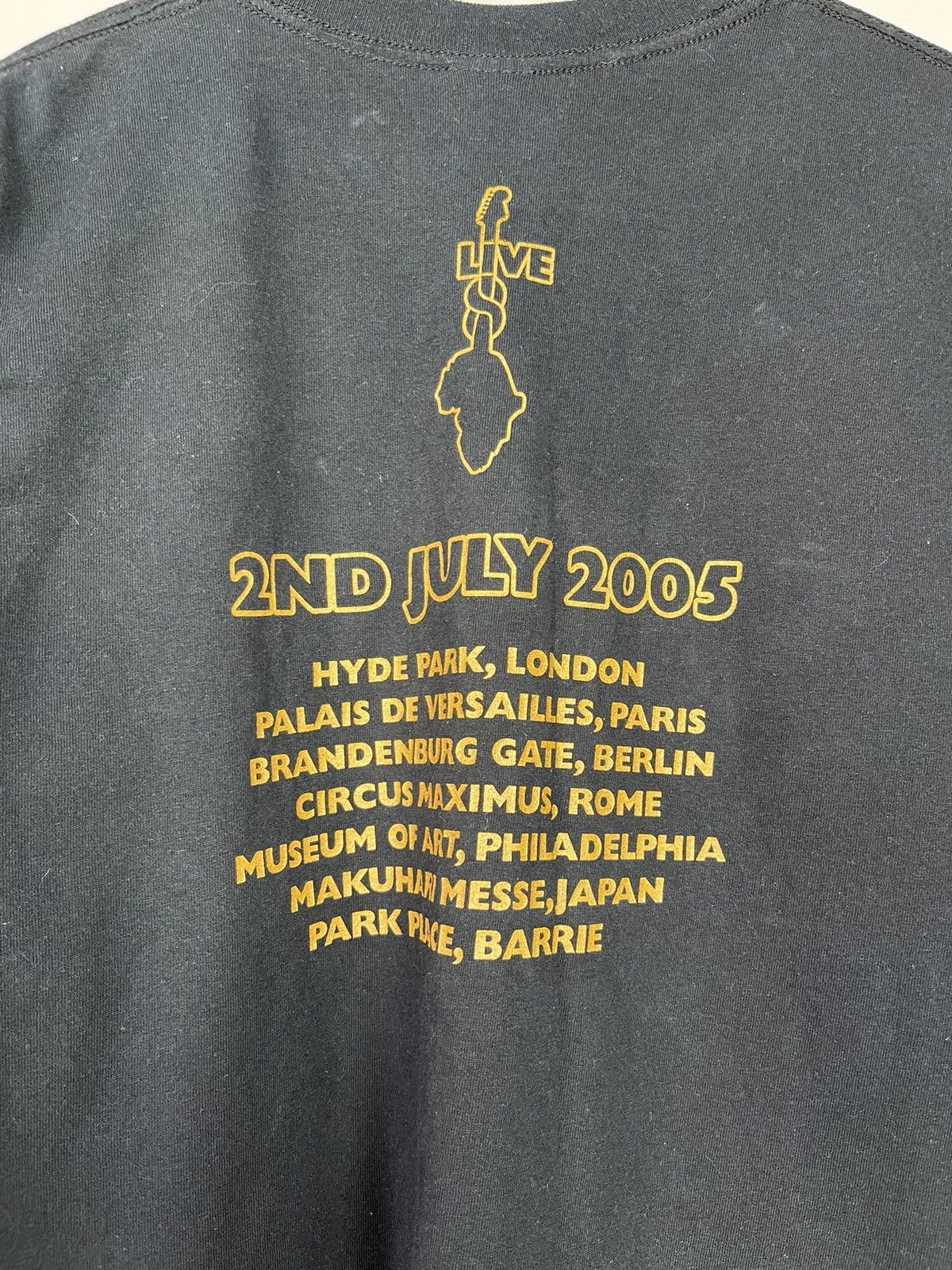Band Tees × Vintage Live Aid Vintage Y2K Tour 2000s Tee Shirt Size US L / EU 52-54 / 3 - 7 Thumbnail