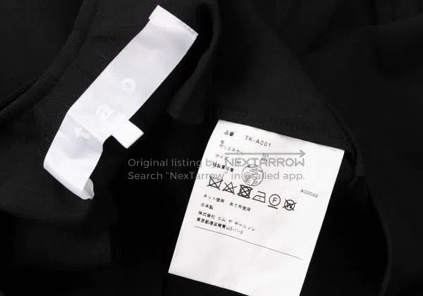 Comme des Garcons Comme des Garcons size M Black Retro Design Overalls Size 23" - 8 Thumbnail
