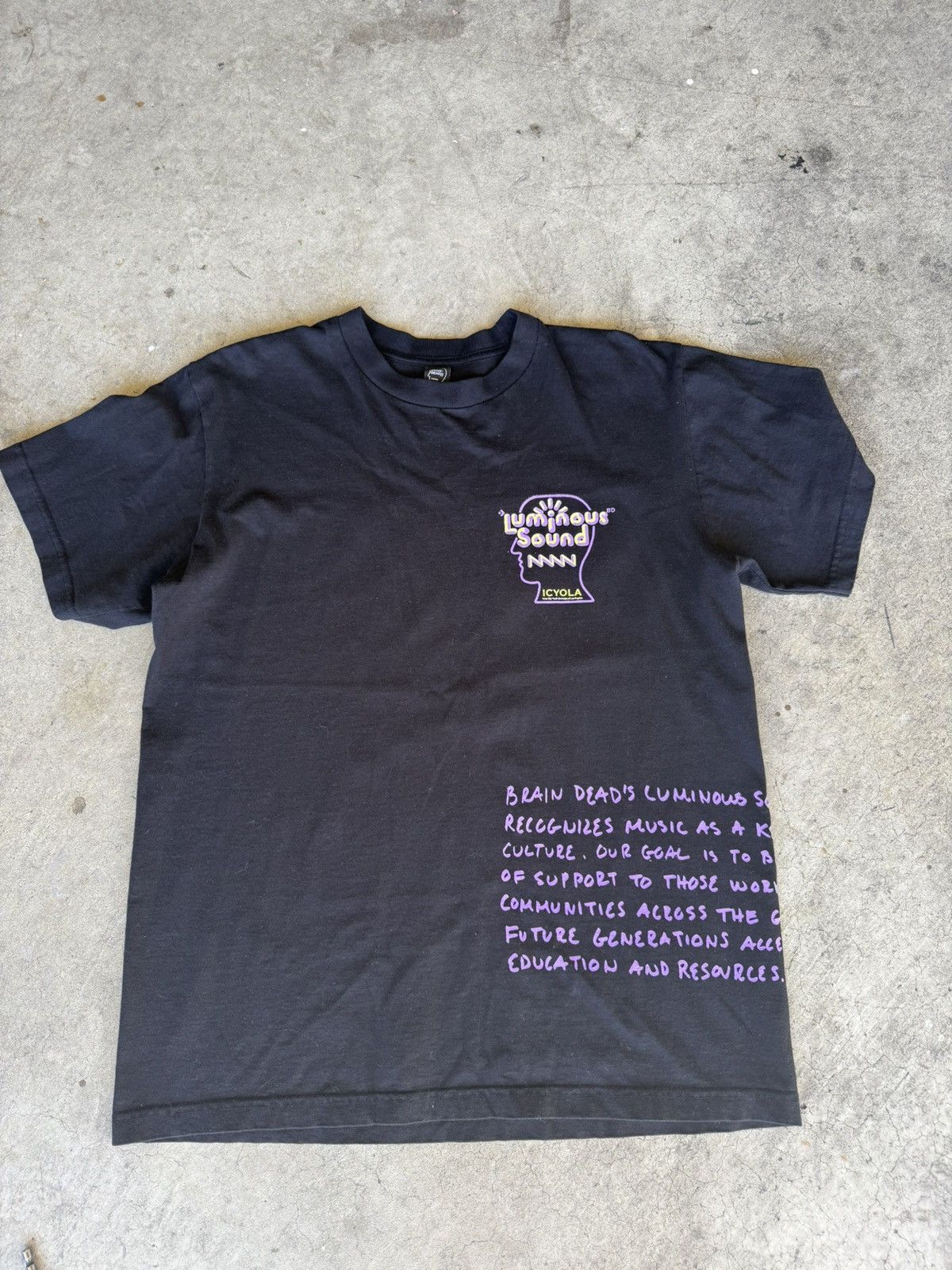 Brain Dead Brain Dead Luminous Sound Tee Size US M / EU 48-50 / 2 - 2 Thumbnail