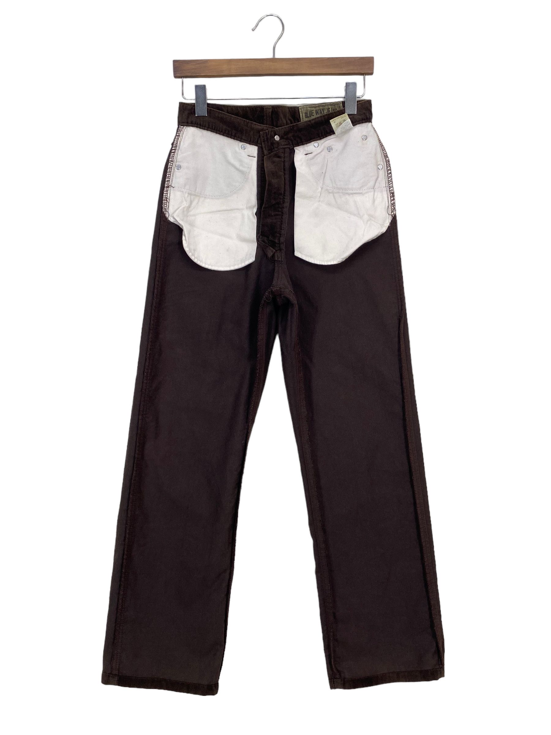 Japanese Brand × Rockstar Games Blue Way Corduroy Pants Blue Way Japanese Modern Size US 27 - 3 Thumbnail