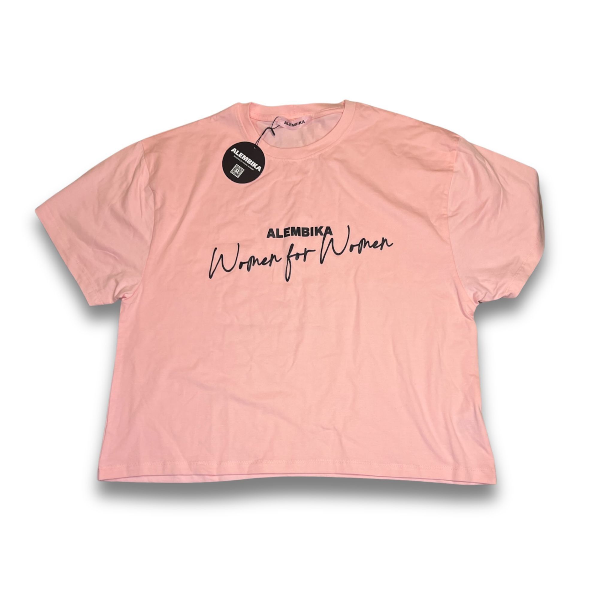Other Alembika Women For Women Pink T-Shirt One Size 100% Cotton M Size ONE SIZE - 5 Thumbnail