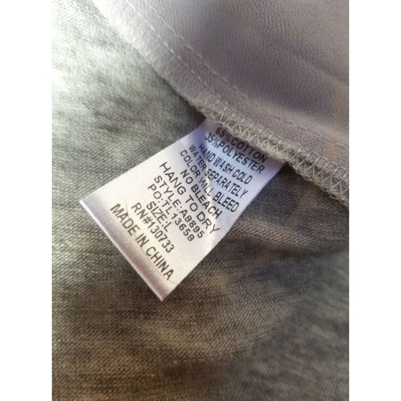 Vintage Umgee Womens Tunic Dress Top Long Sleeves Layered Pullover Gray Size Large Size L / US 10 / IT 46 - 4 Thumbnail