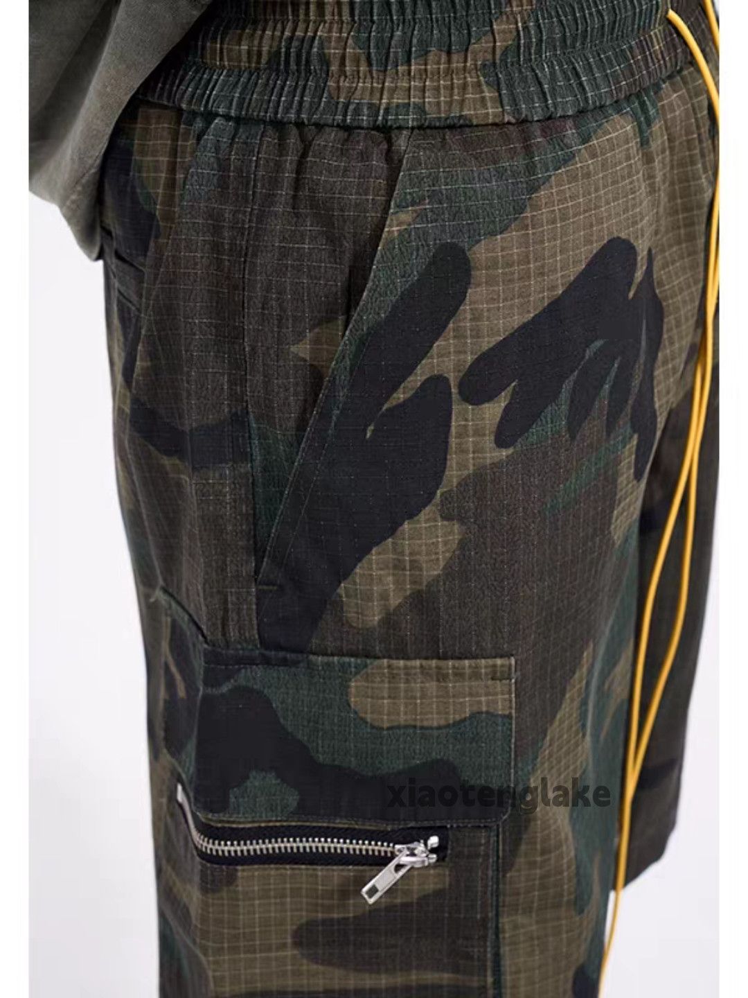 Vintage Utility skate hiphop loose baggy cargo camo shorts Size US 32 / EU 48 - 2 Thumbnail