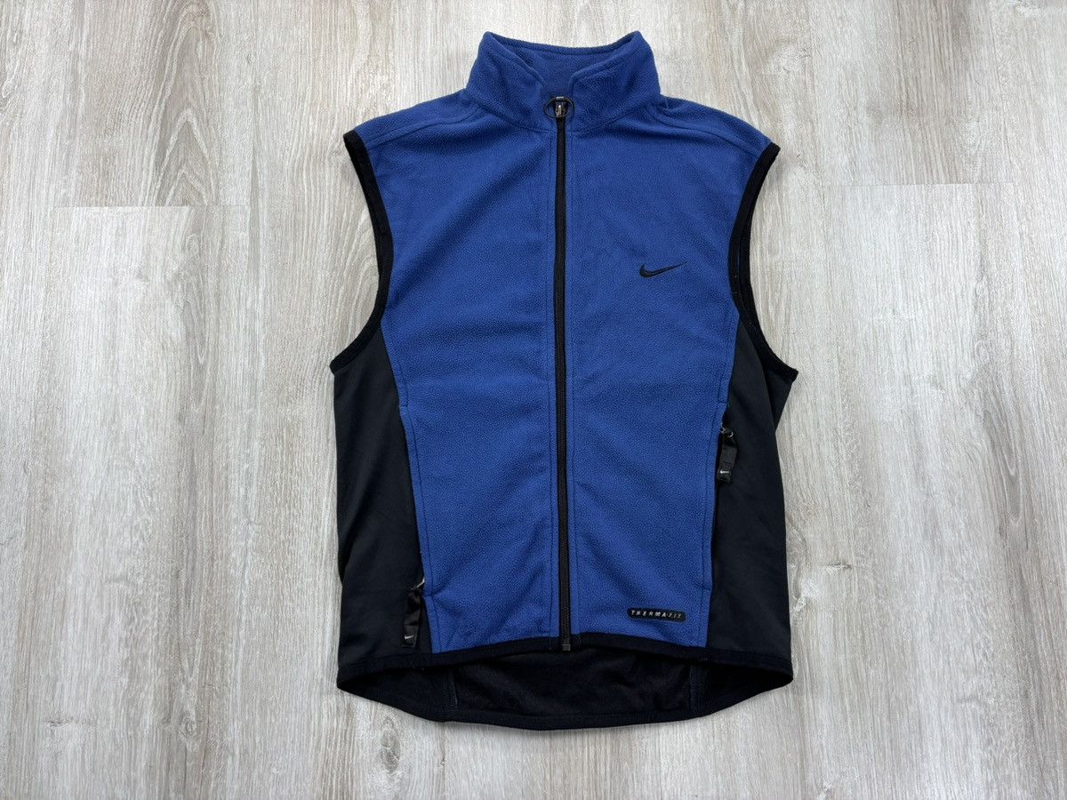 Nike × Vintage Mens vintage fleece vest Nike Size S Size US S / EU 44-46 / 1 - 2 Thumbnail