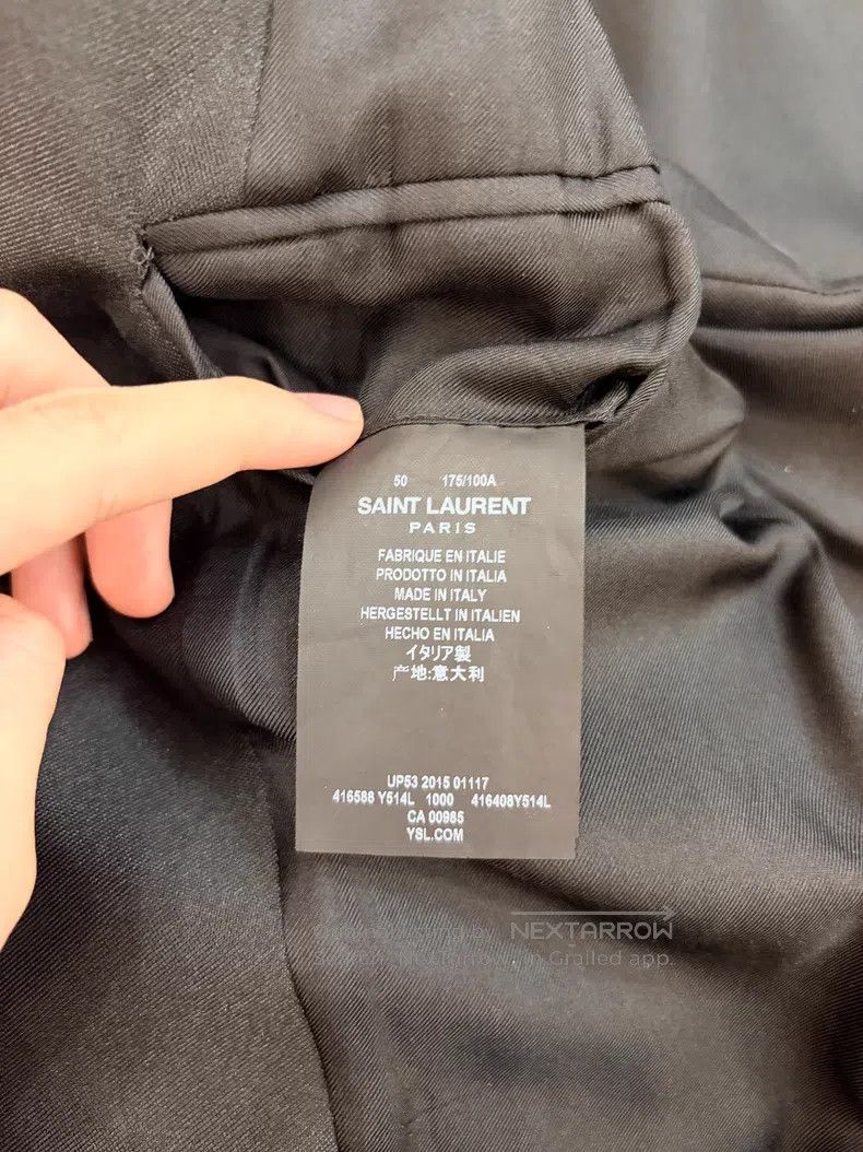 Saint Laurent Paris Saint Laurent Paris Wool Smoking Suit Size US M / EU 48-50 / 2 - 4 Thumbnail