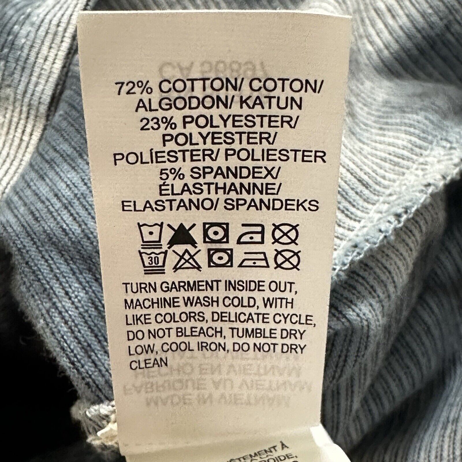 Lucky Brand Lucky Lotus Lucky Brand Medium Romper 3" Inseam Blue Tie Dye Size 32" / US 10 / IT 46 - 4 Thumbnail
