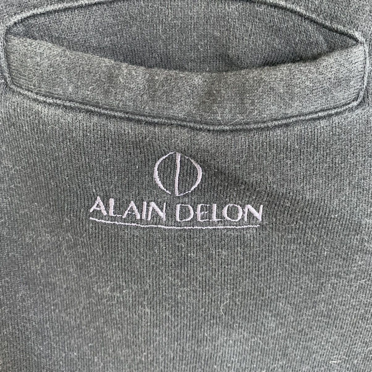 ALAIN DELON × Designer × Vintage Vintage Designer Luxury Alain Delon Half Zip Sweatshirt Size US M / EU 48-50 / 2 - 8 Thumbnail
