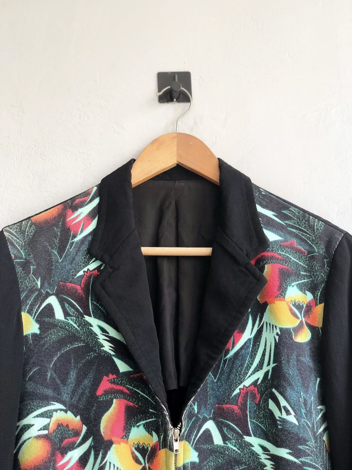Y's × Yohji Yamamoto Y’s Yohji Yamamoto Tropical Noir Zip Jacket Size US M / EU 48-50 / 2 - 2 Thumbnail