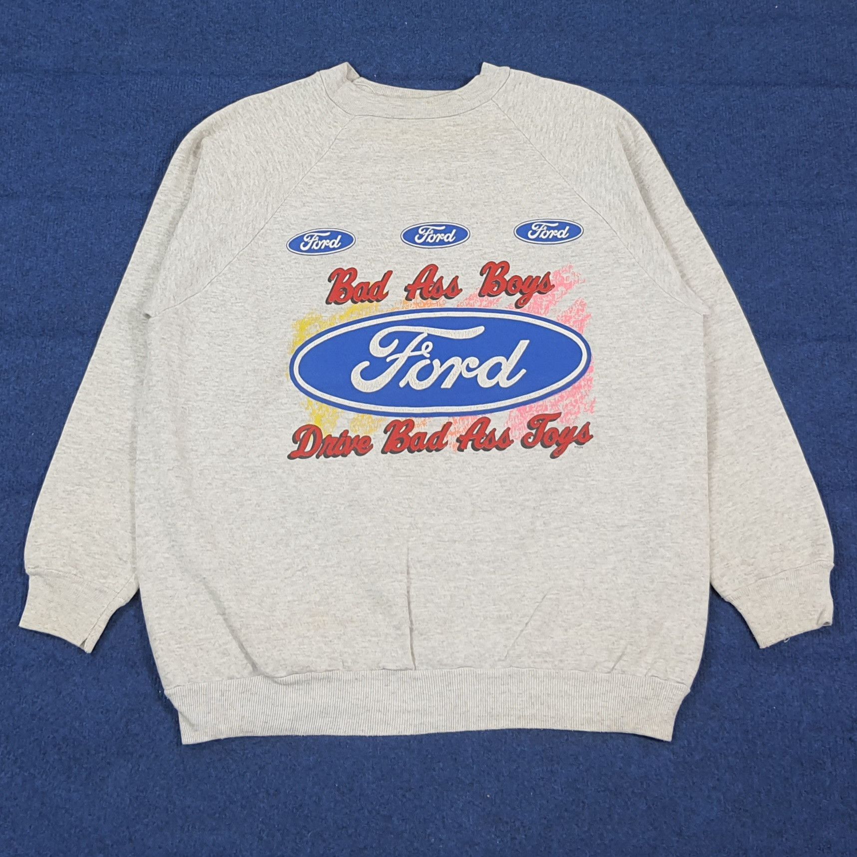 Ford Vintage Ford American Motorsports Sweatshirt C298N15 Size US L / EU 52-54 / 3 - 1 Thumbnail