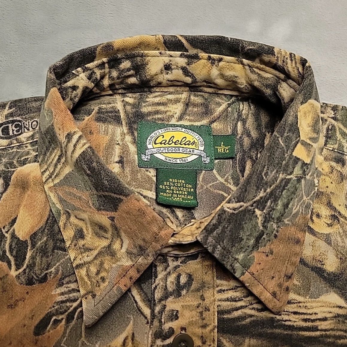 Vintage VINTAGE Cabela's Camouflage Shirt Men L Brown Twill Flannel Seclusion 3D Soft Hunt Button-Up Casual Mens Size US L / EU 52-54 / 3 - 3 Thumbnail